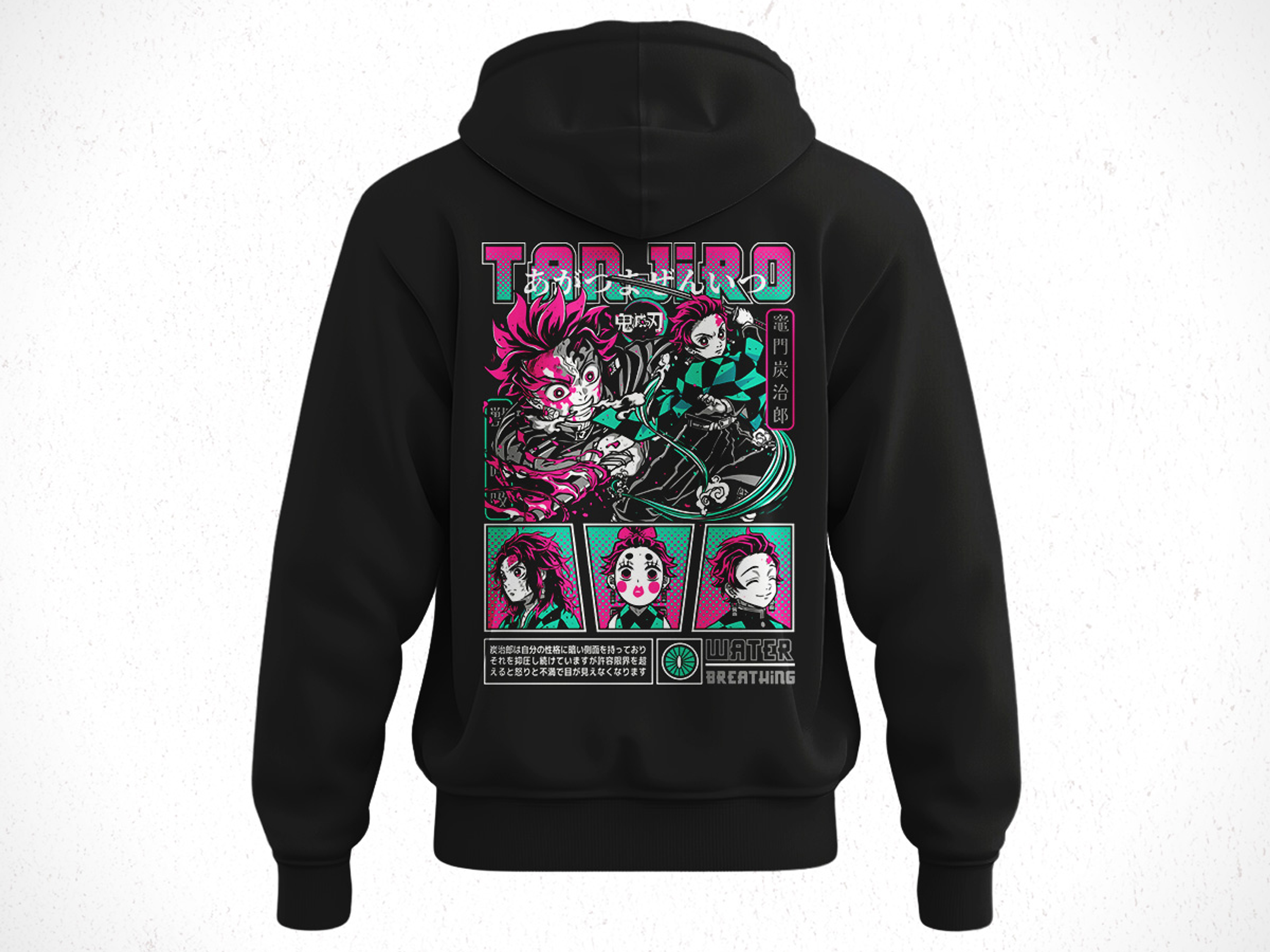 Hoodie Tanjiro Kamado - Kimetsu No Yaiba V1 2