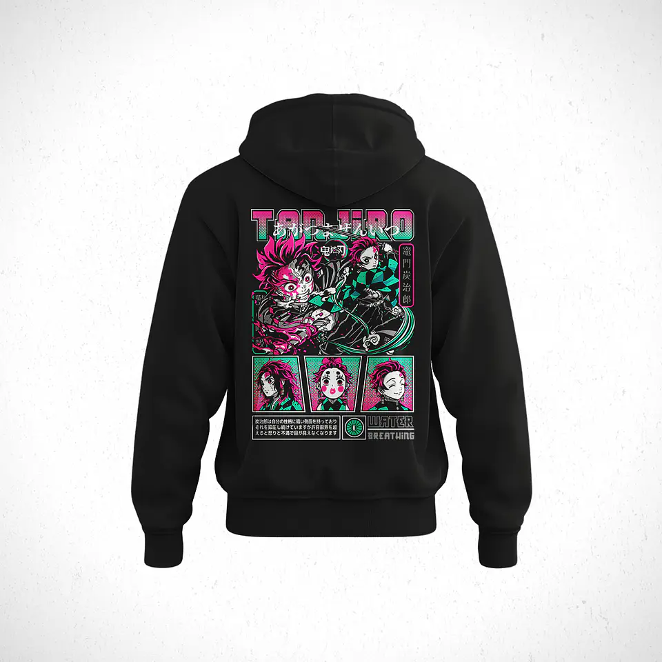 Hoodie Tanjiro Kamado - Kimetsu No Yaiba V1 2