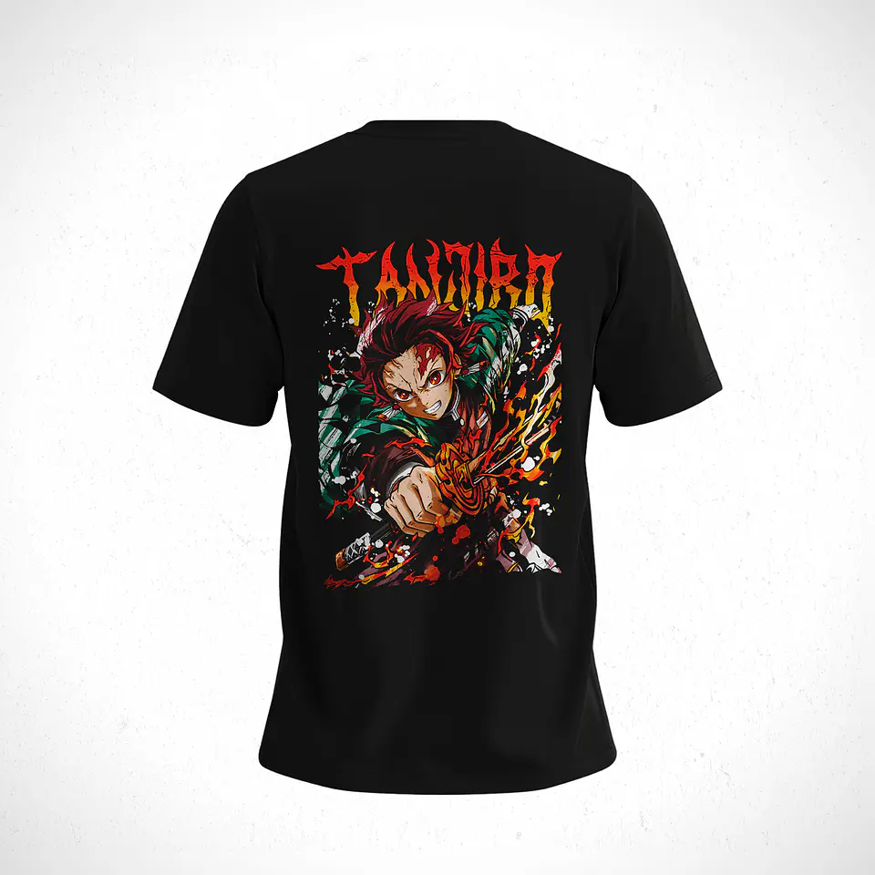Polera Tanjiro Kamado - Kimetsu No Yaiba V2 2