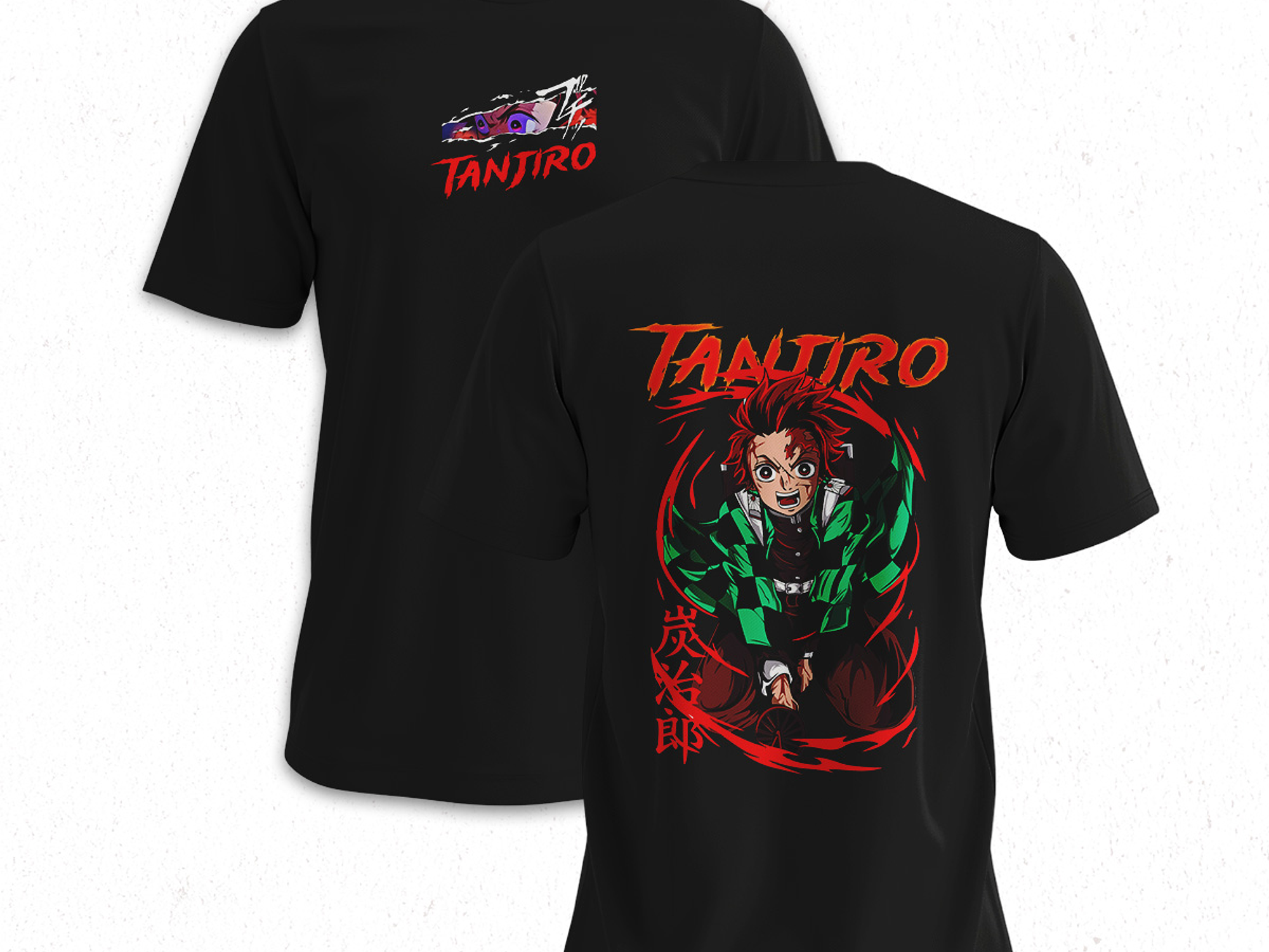 Polera Tanjiro Kamado - Kimetsu No Yaiba V3 1