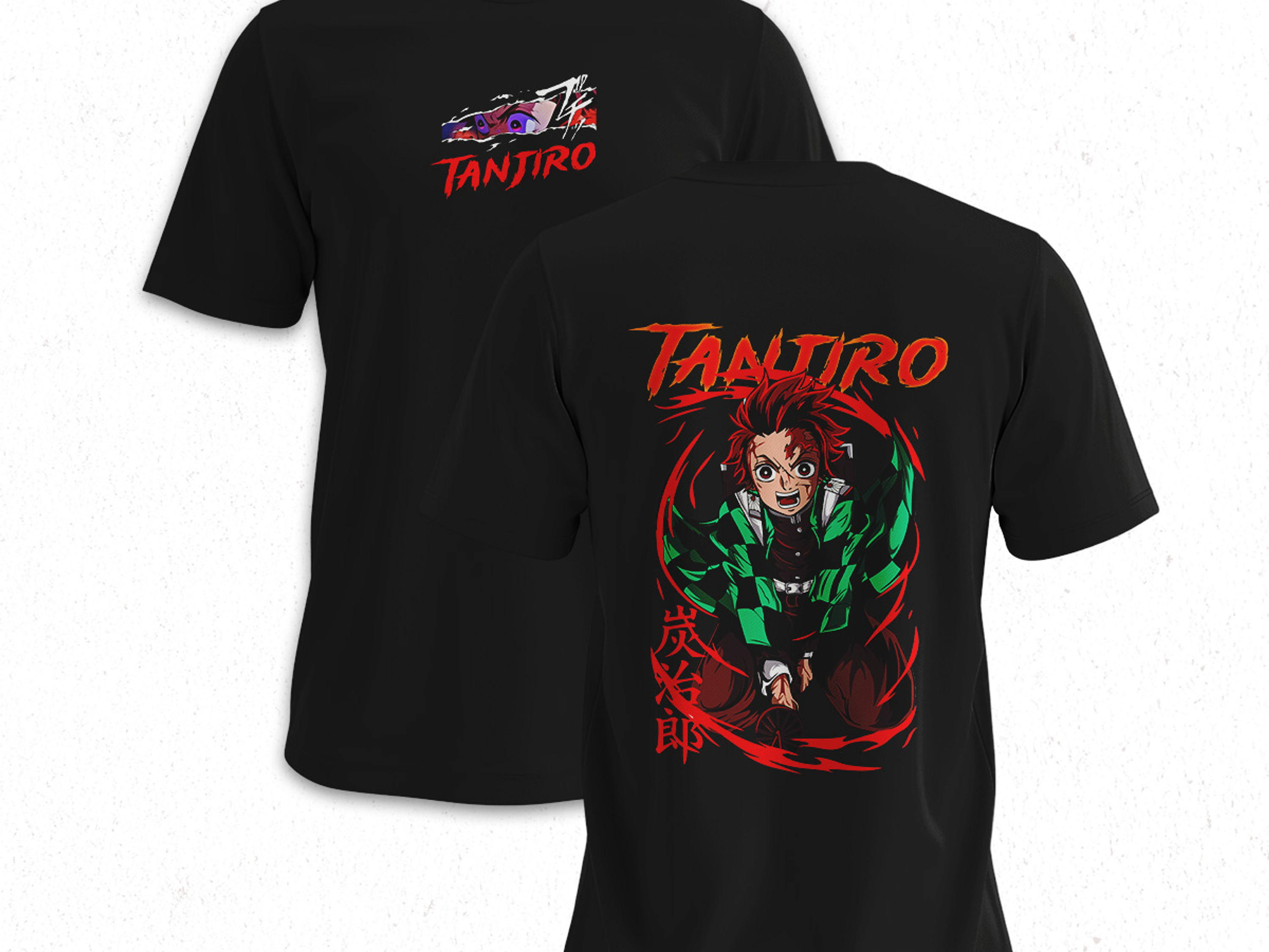 Polera Tanjiro Kamado - Kimetsu No Yaiba V3 1