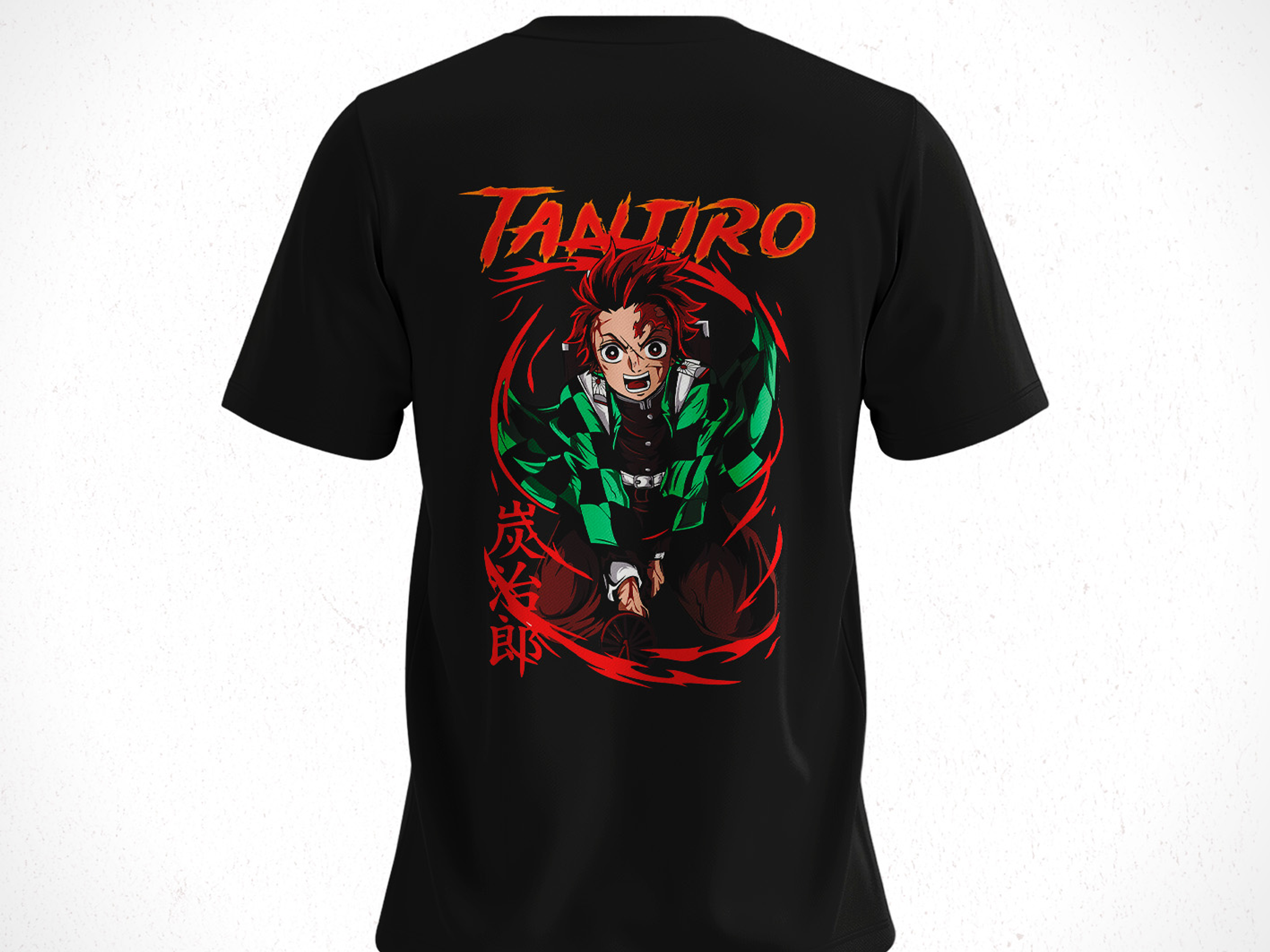 Polera Tanjiro Kamado - Kimetsu No Yaiba V3 2