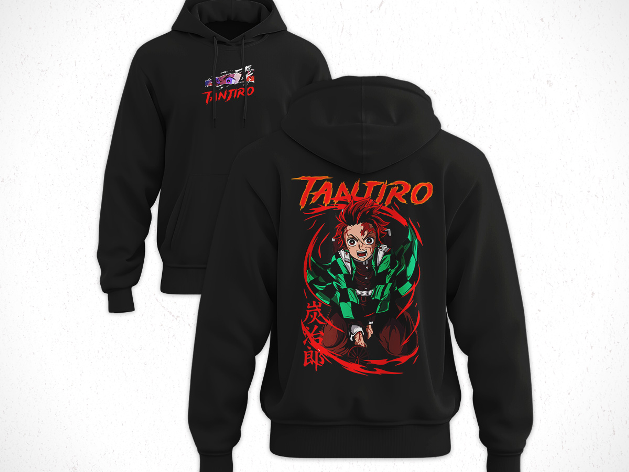 Hoodie Tanjiro Kamado - Kimetsu No Yaiba V3 1