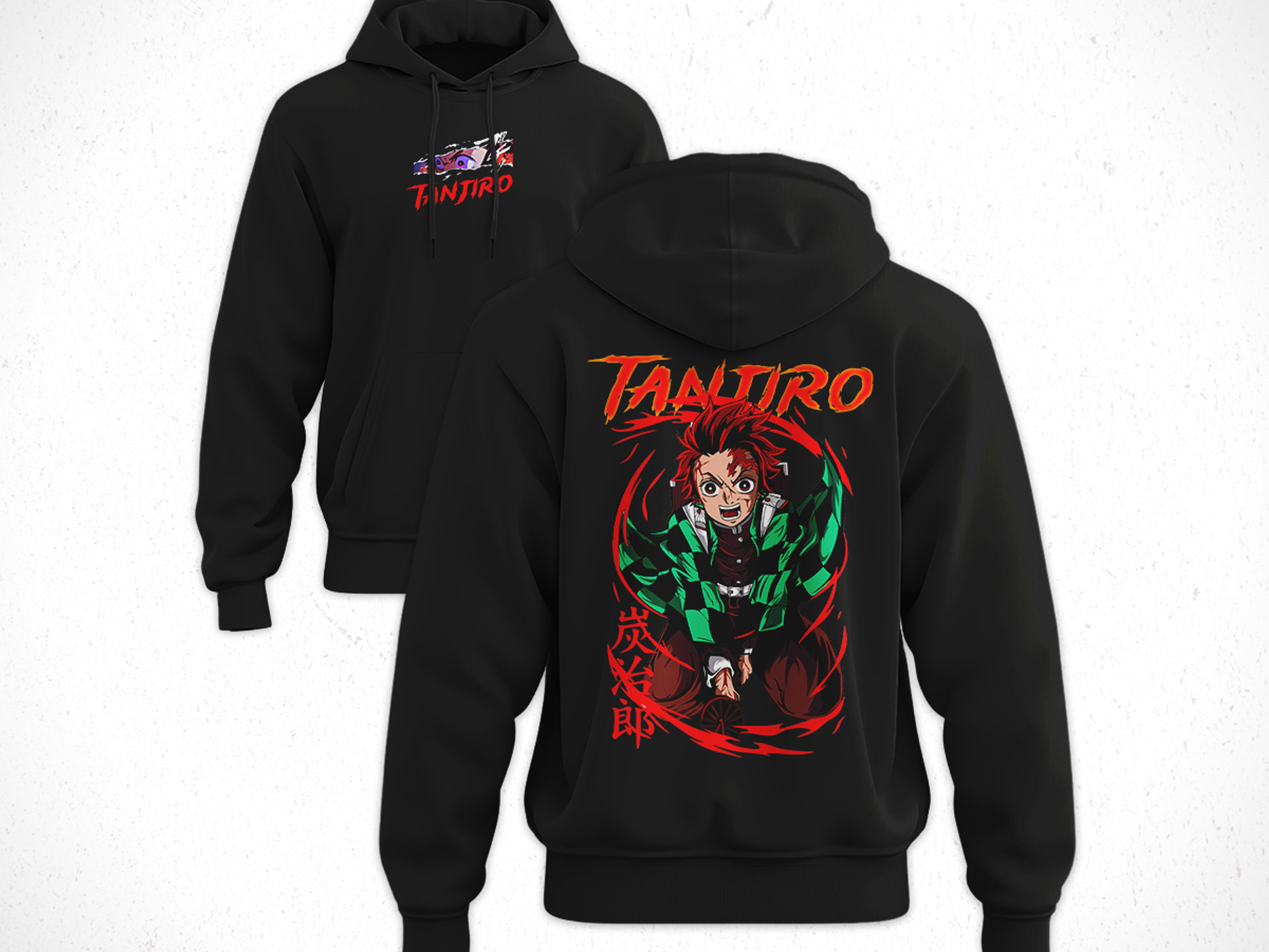 Hoodie Tanjiro Kamado - Kimetsu No Yaiba V3 1