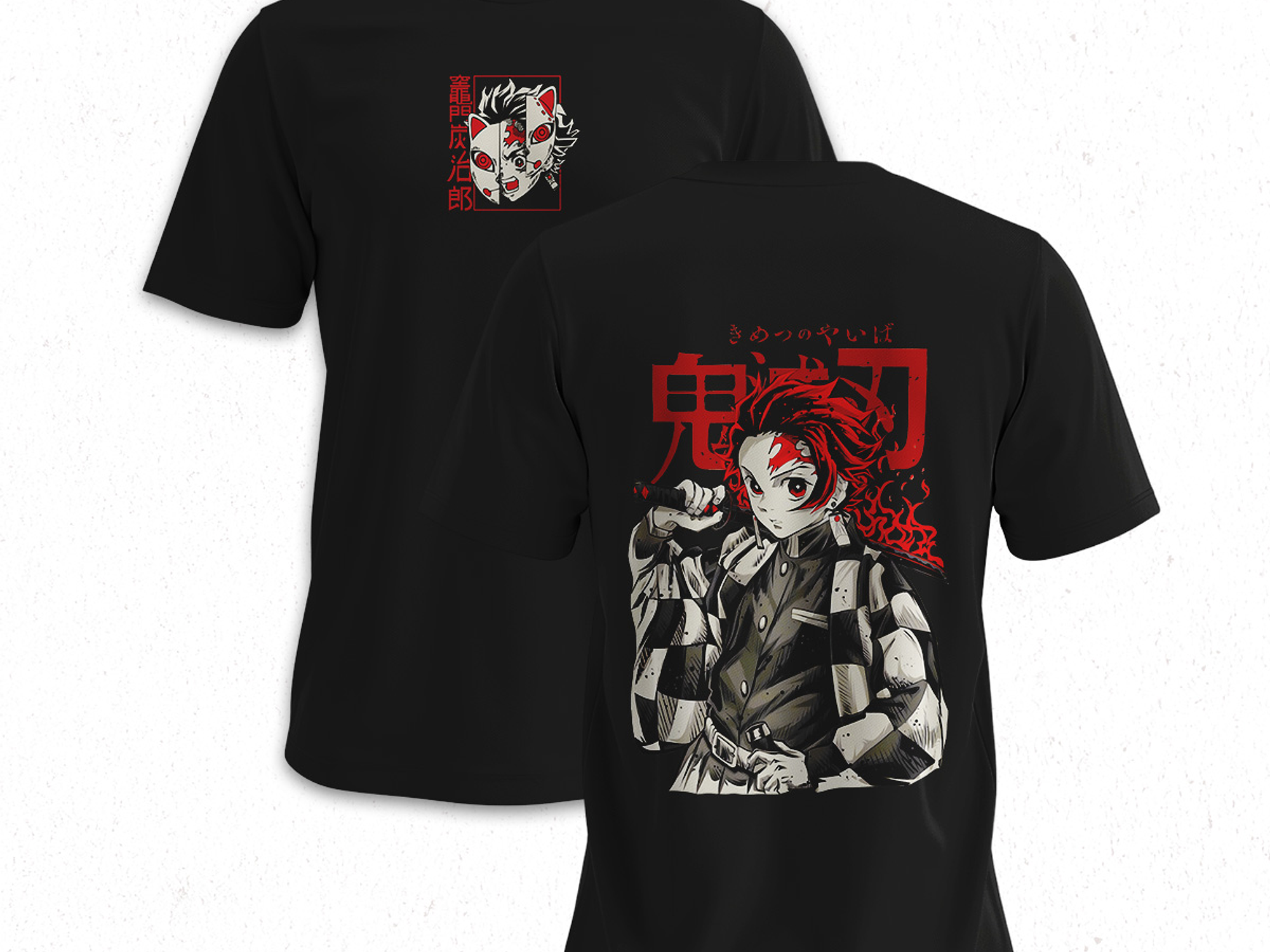 Polera Tanjiro Kamado - Kimetsu No Yaiba V4 1