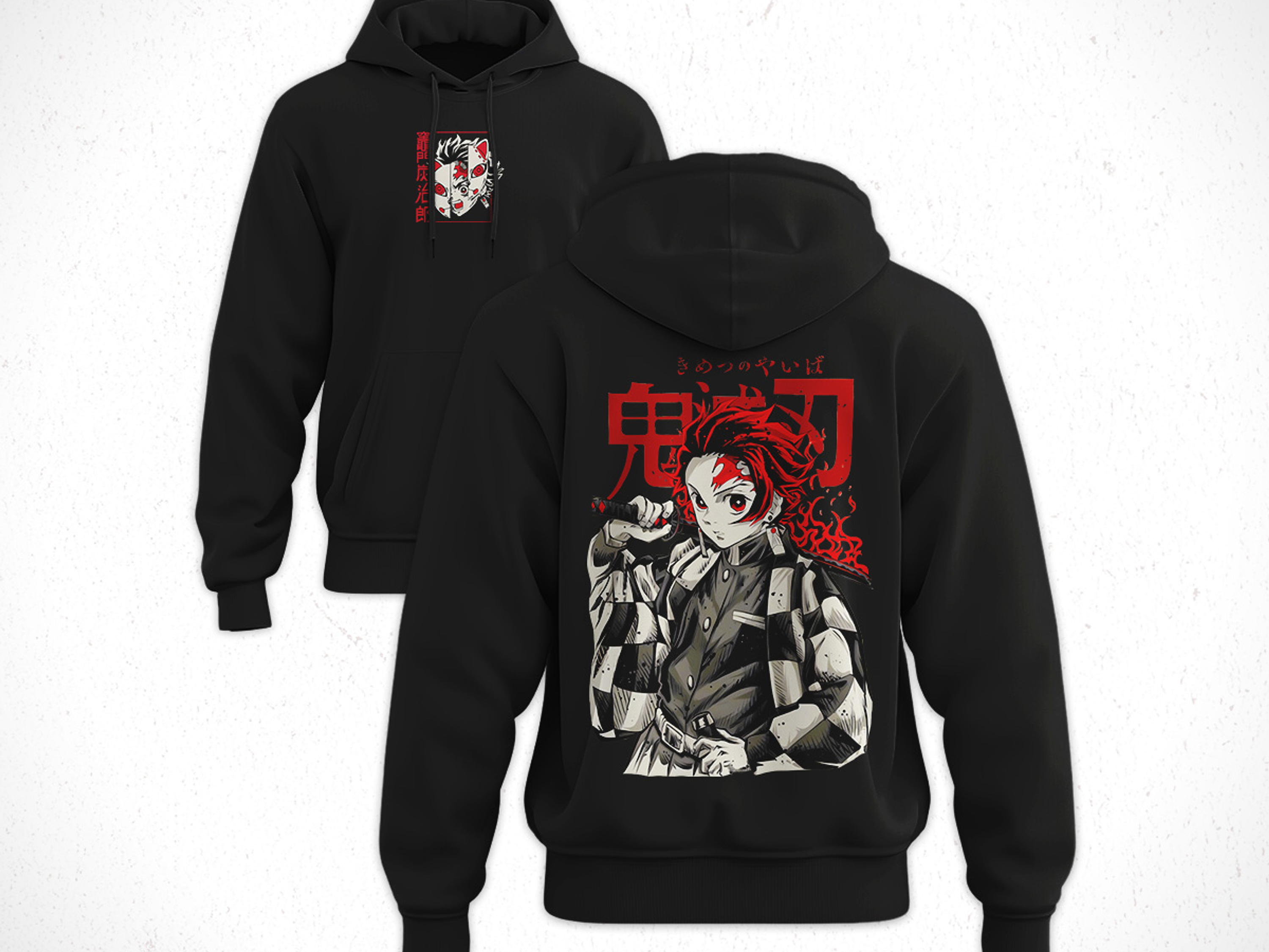 Hoodie Tanjiro Kamado - Kimetsu No Yaiba V4 1