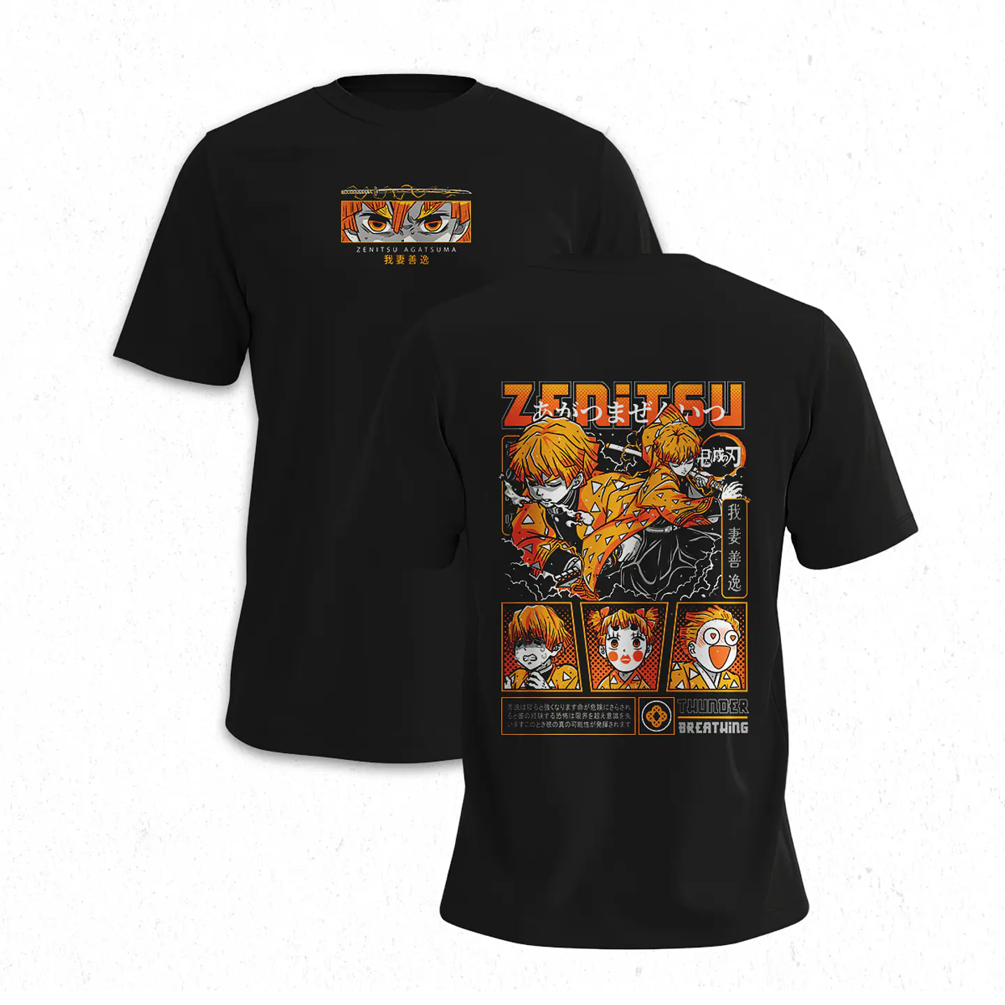 Polera Zenitsu Agatsuma - Kimetsu No Yaiba V1 1