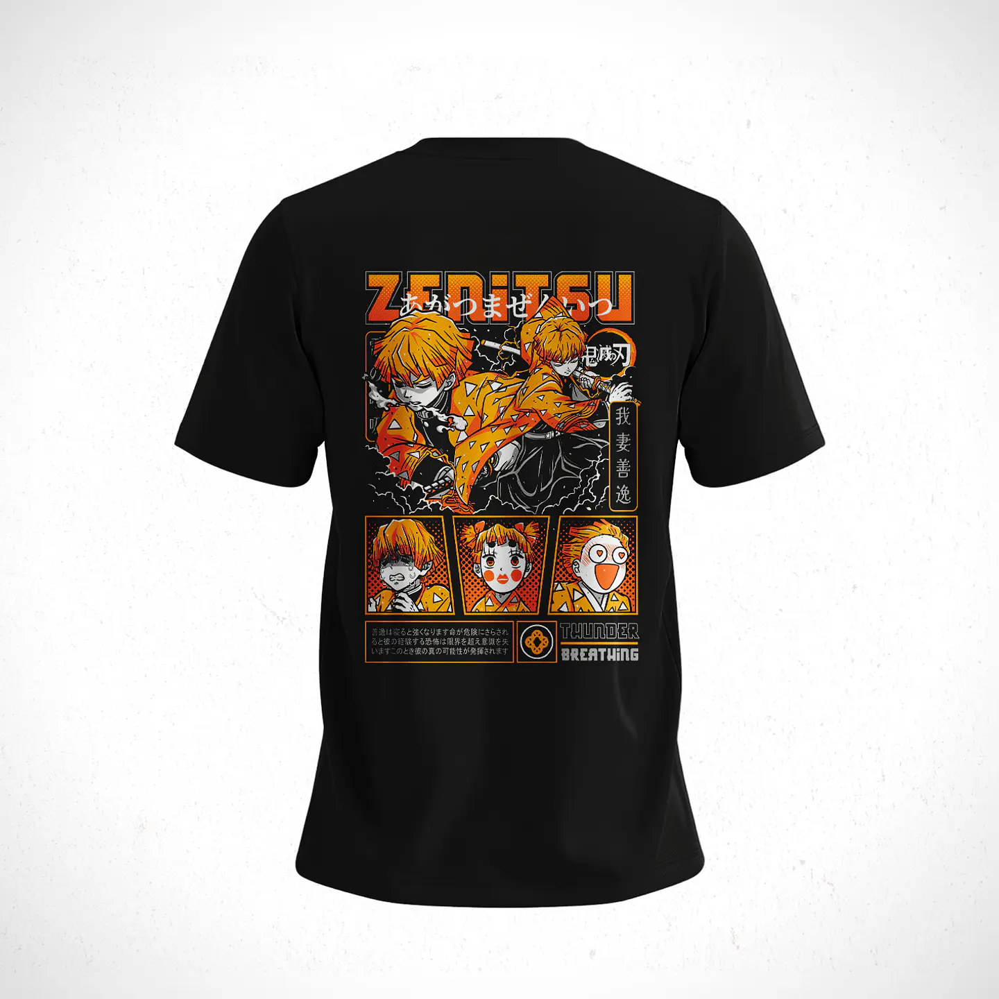 Polera Zenitsu Agatsuma - Kimetsu No Yaiba V1 2