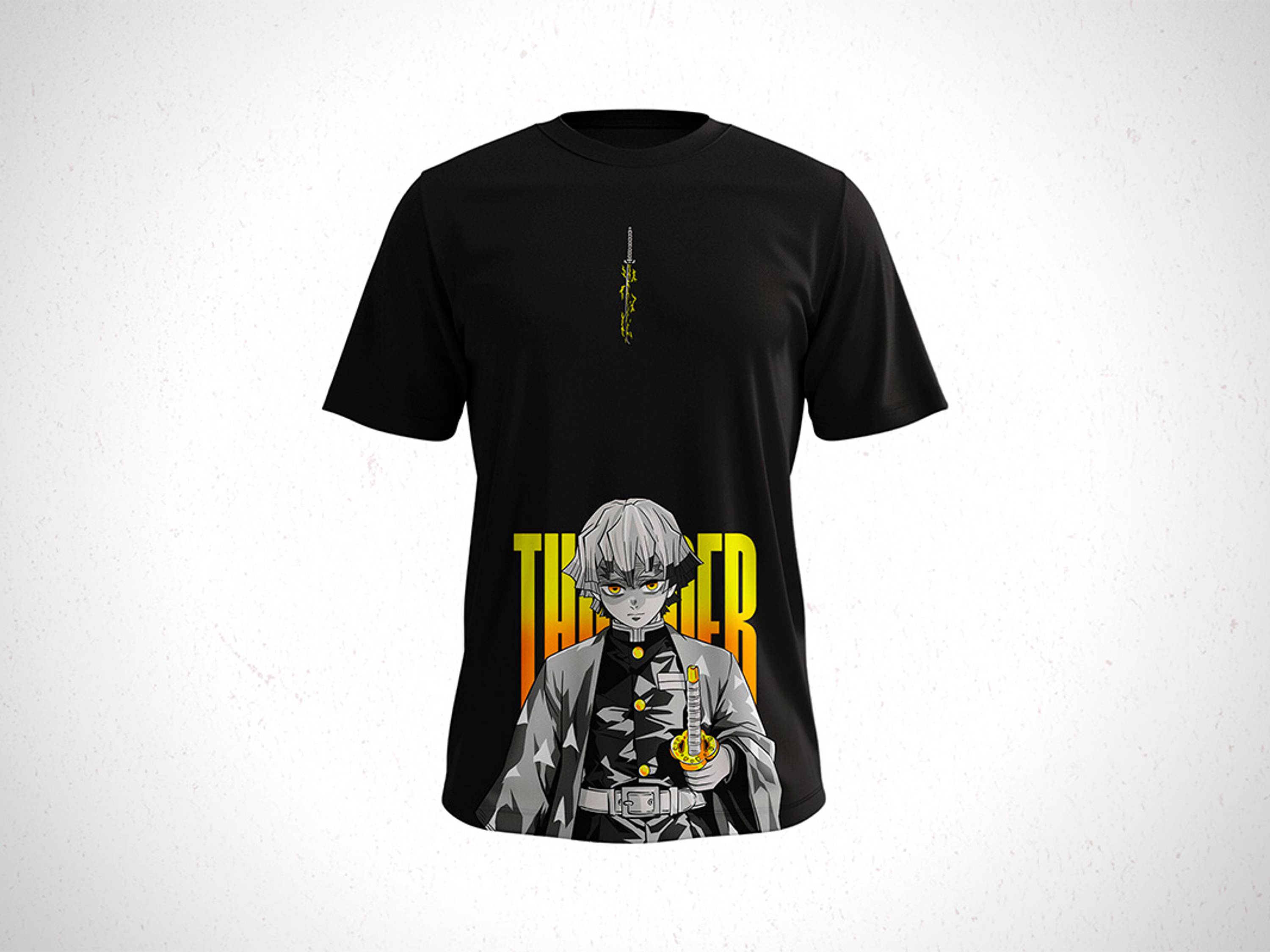 Polera Zenitsu Agatsuma - Kimetsu No Yaiba V2 2