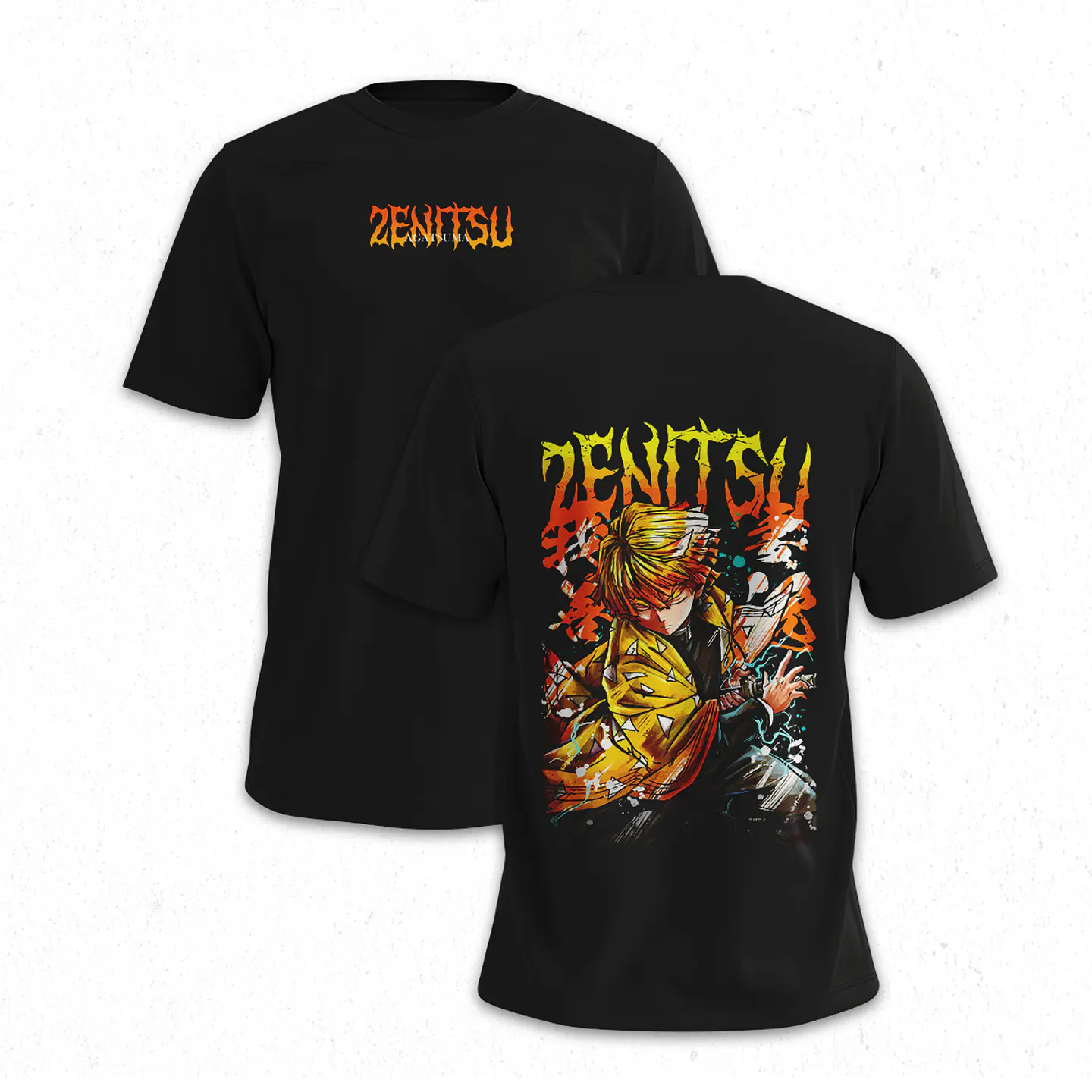 Polera Zenitsu Agatsuma - Kimetsu No Yaiba V3 1