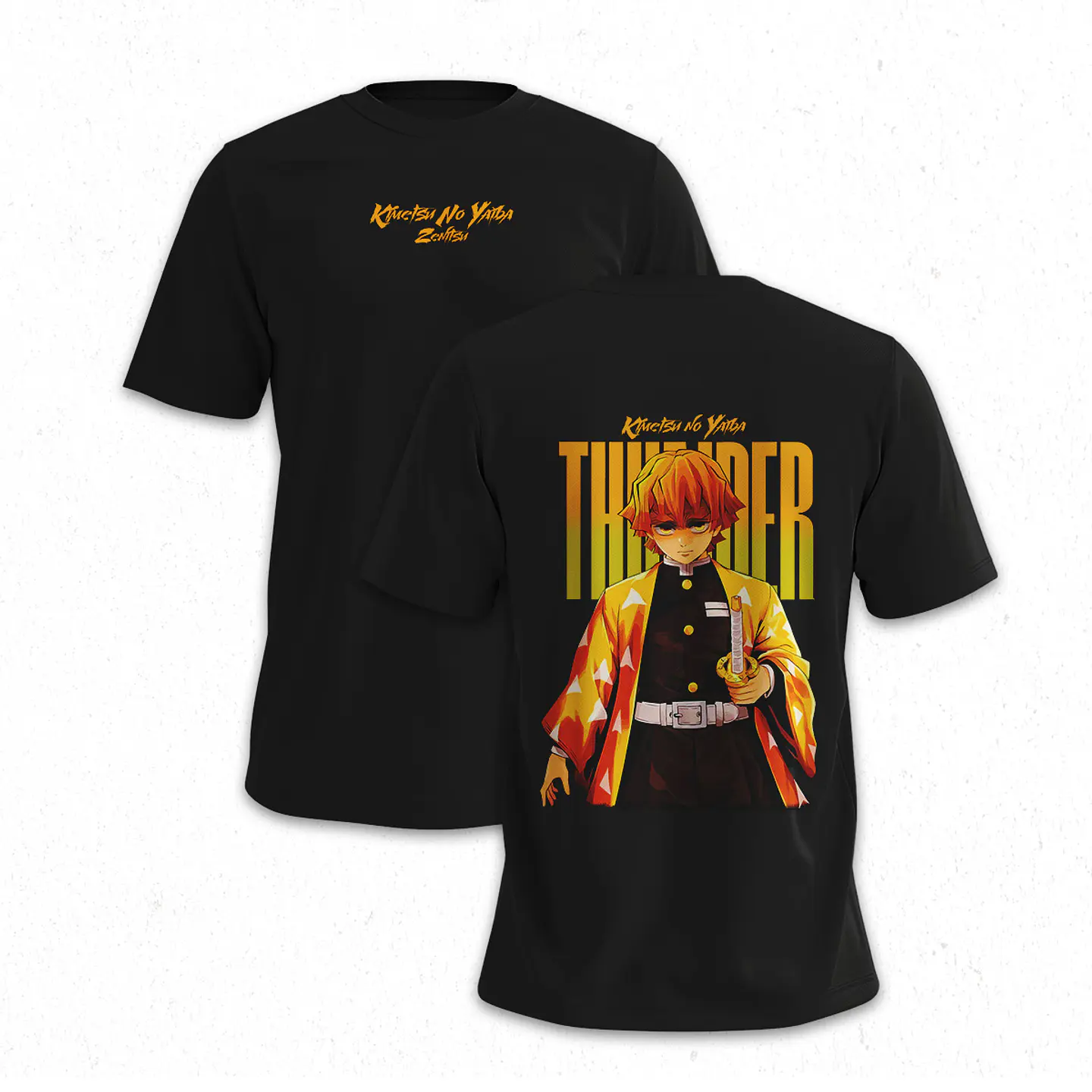 Polera Zenitsu Agatsuma - Kimetsu No Yaiba V4 1