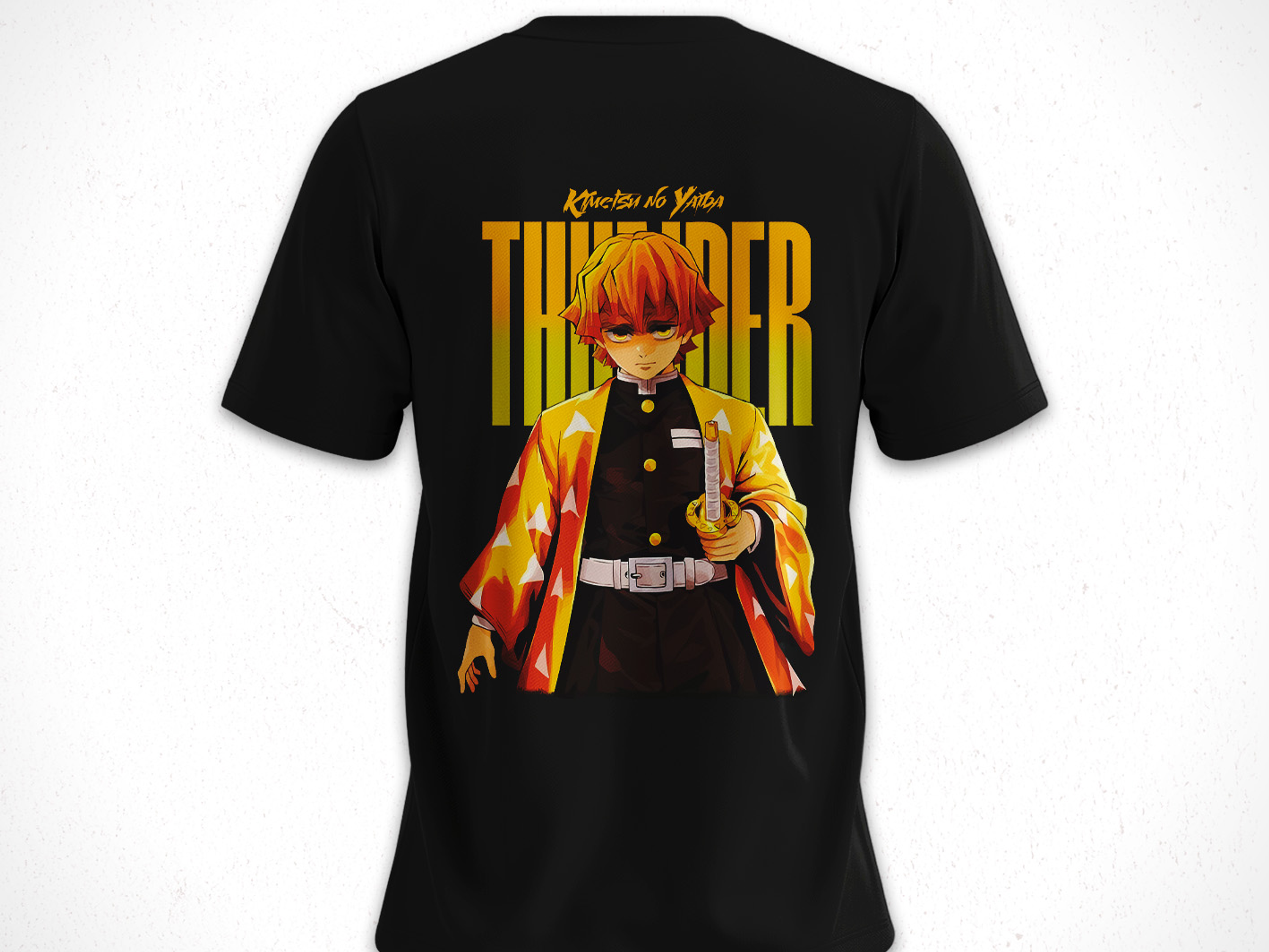Polera Zenitsu Agatsuma - Kimetsu No Yaiba V4 2