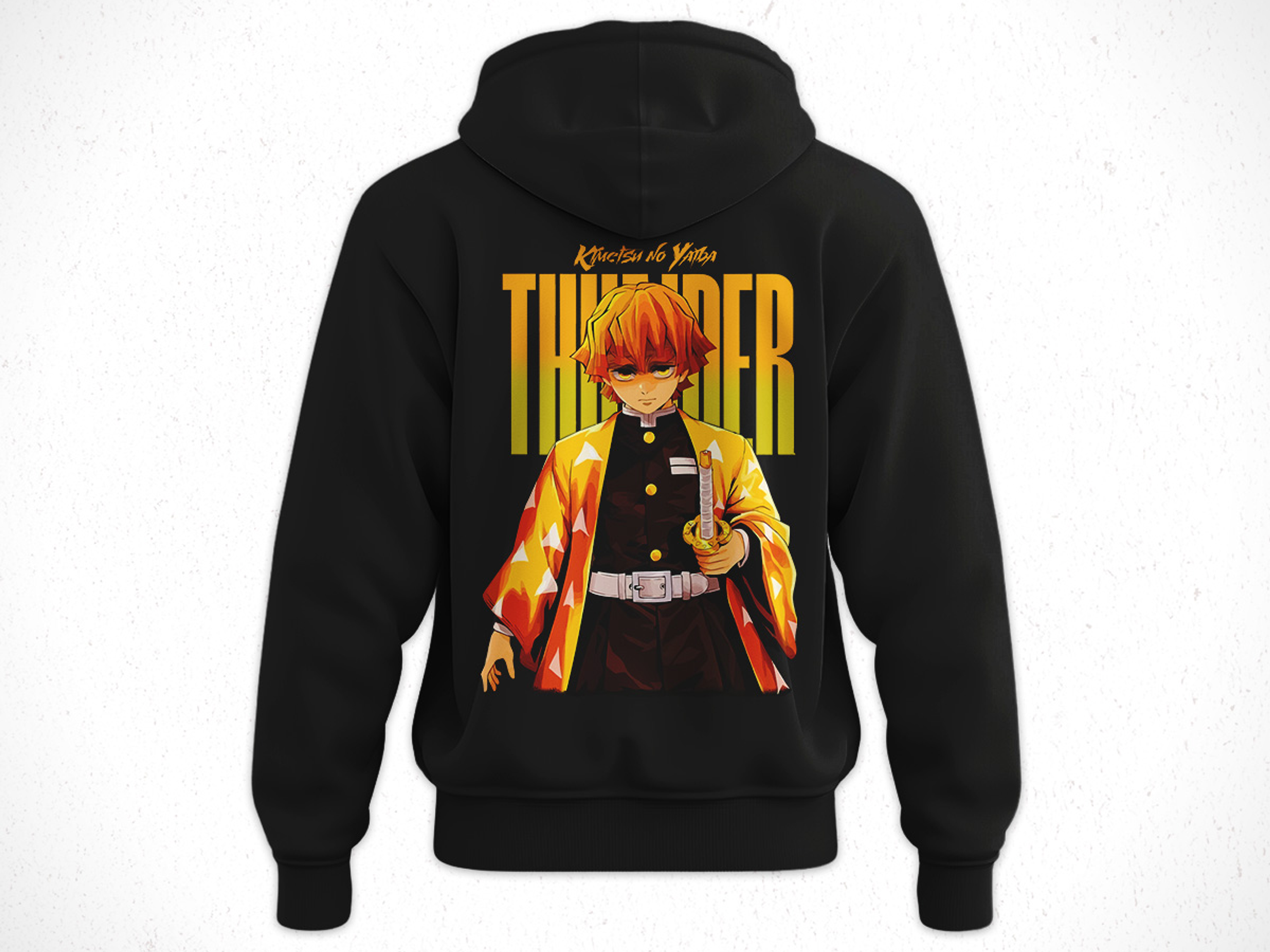 Hoodie Zenitsu Agatsuma - Kimetsu No Yaiba V4 2