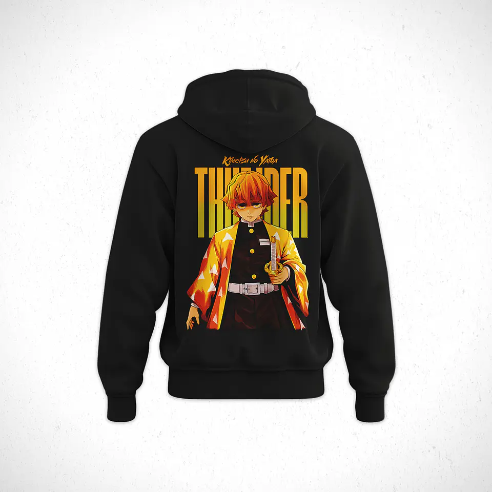 Hoodie Zenitsu Agatsuma - Kimetsu No Yaiba V4 2