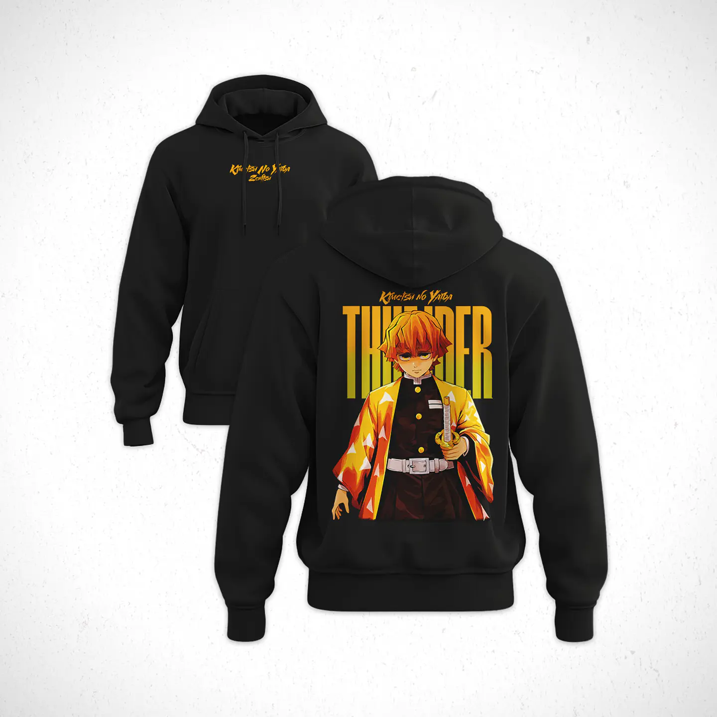 Hoodie Zenitsu Agatsuma - Kimetsu No Yaiba V4 1