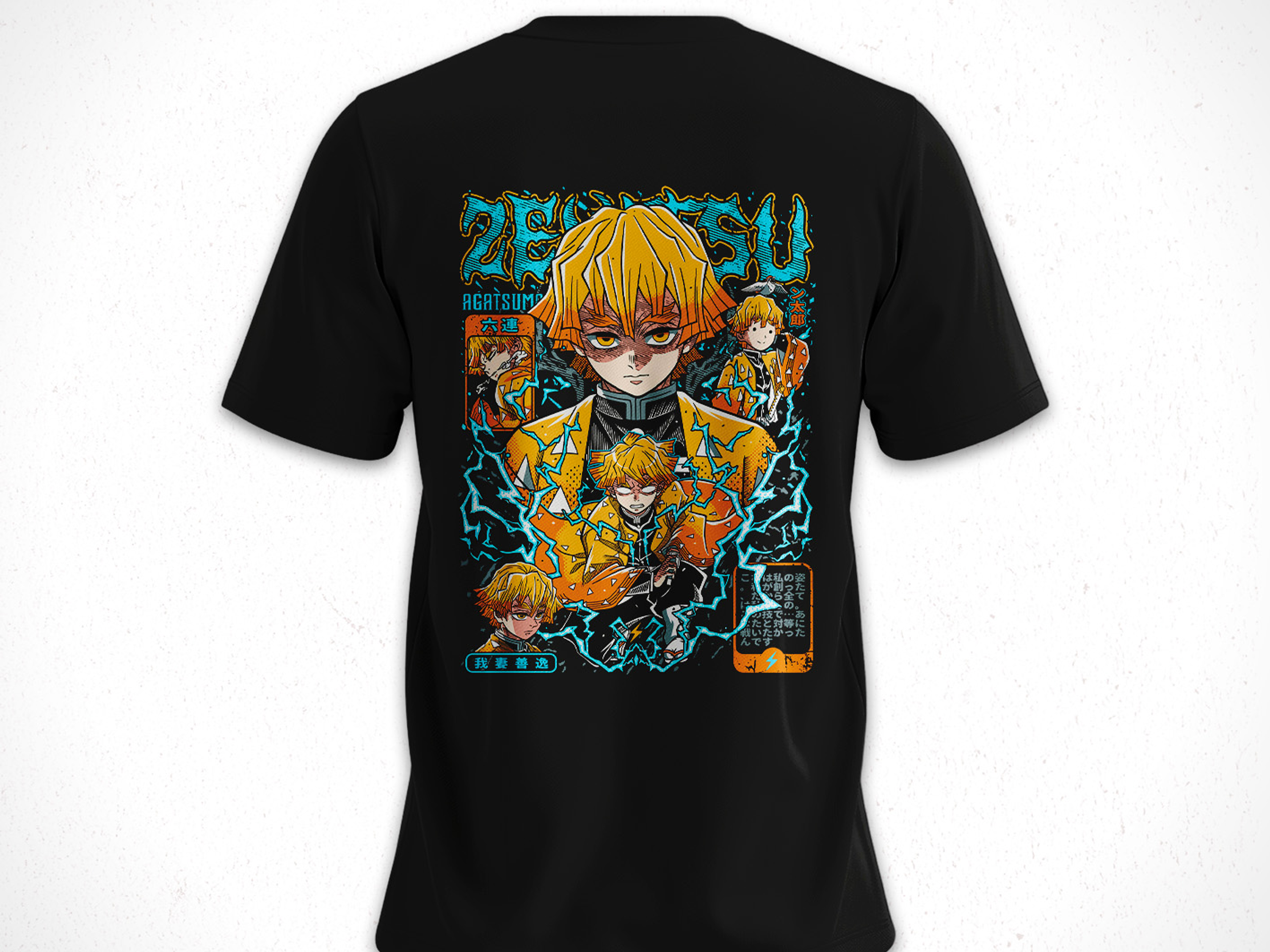 Polera Zenitsu Agatsuma - Kimetsu No Yaiba V5 2