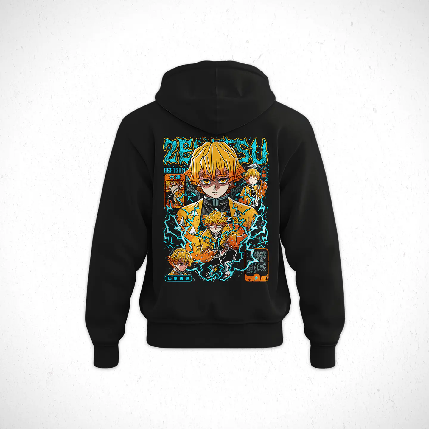 Hoodie Zenitsu Agatsuma - Kimetsu No Yaiba V5 2