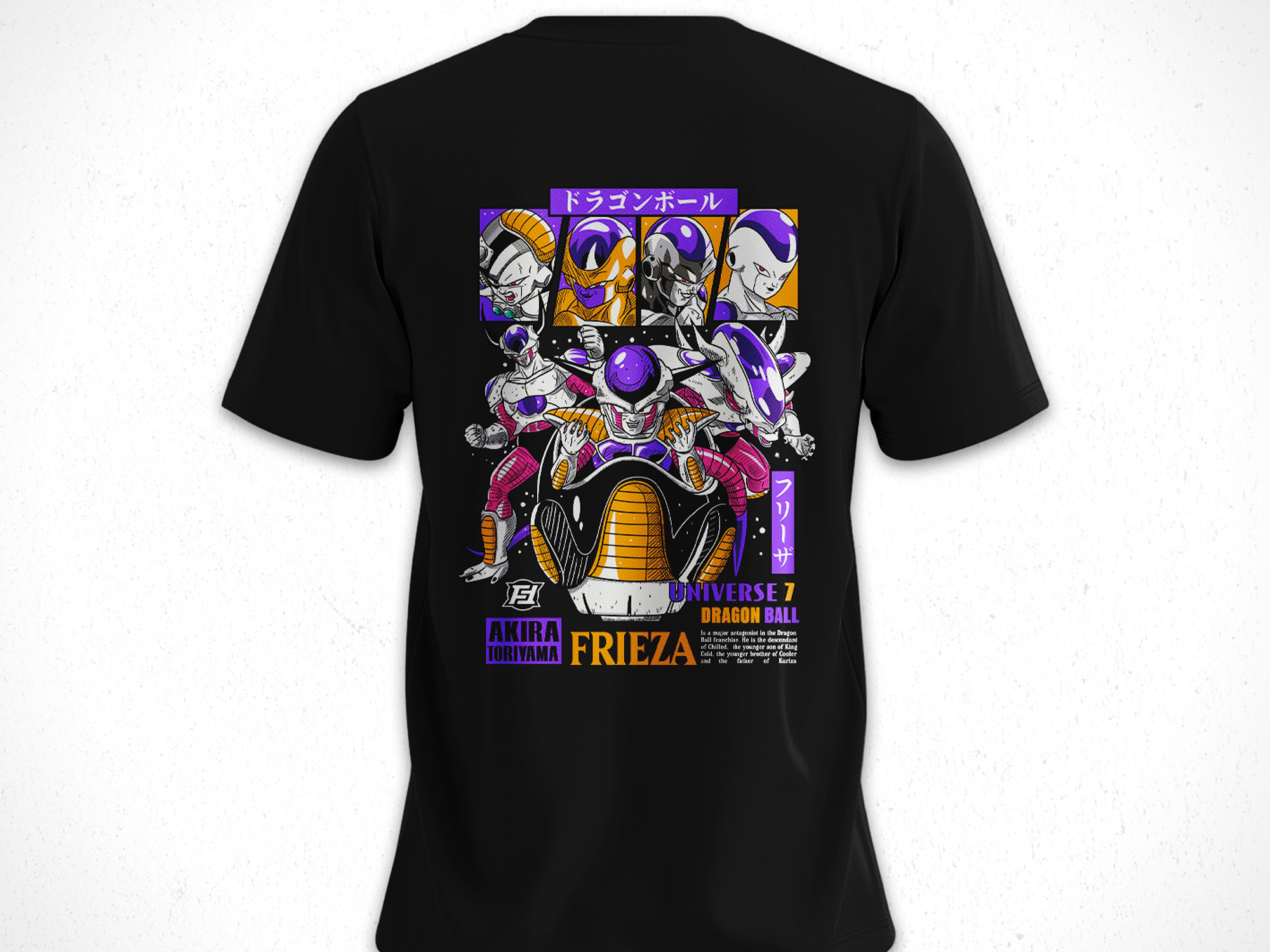 Polera Dragon Ball Frezer Fases V1 2