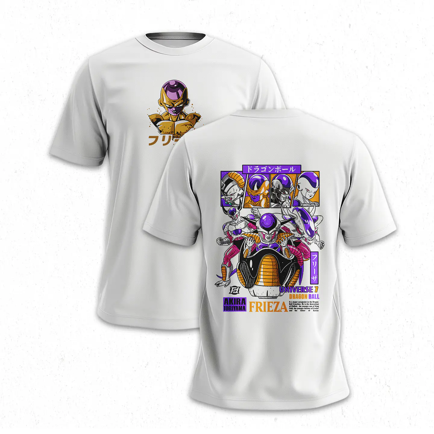 Polera Dragon Ball Frezer Fases V1 4