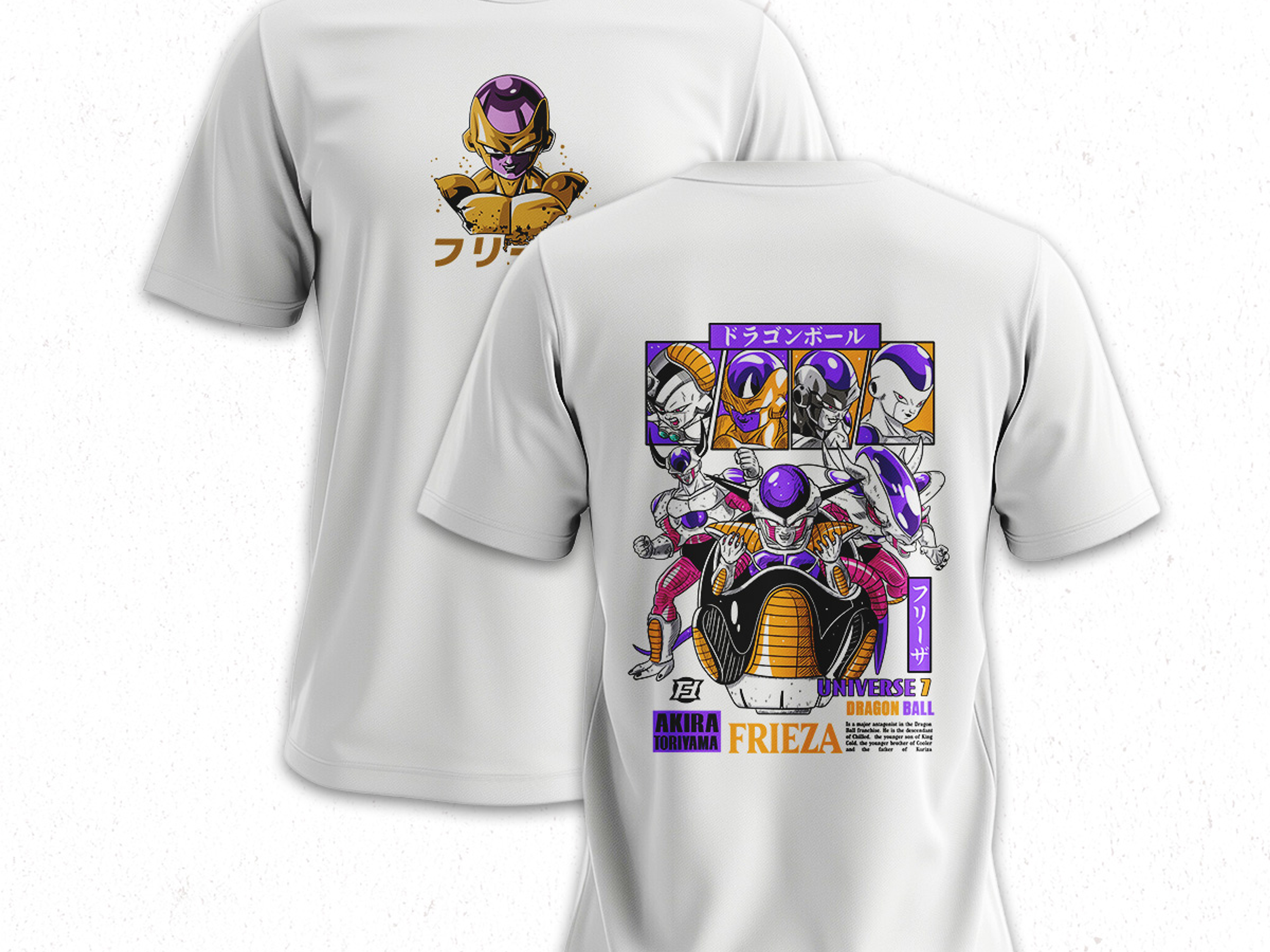 Polera Dragon Ball Frezer Fases V1 4