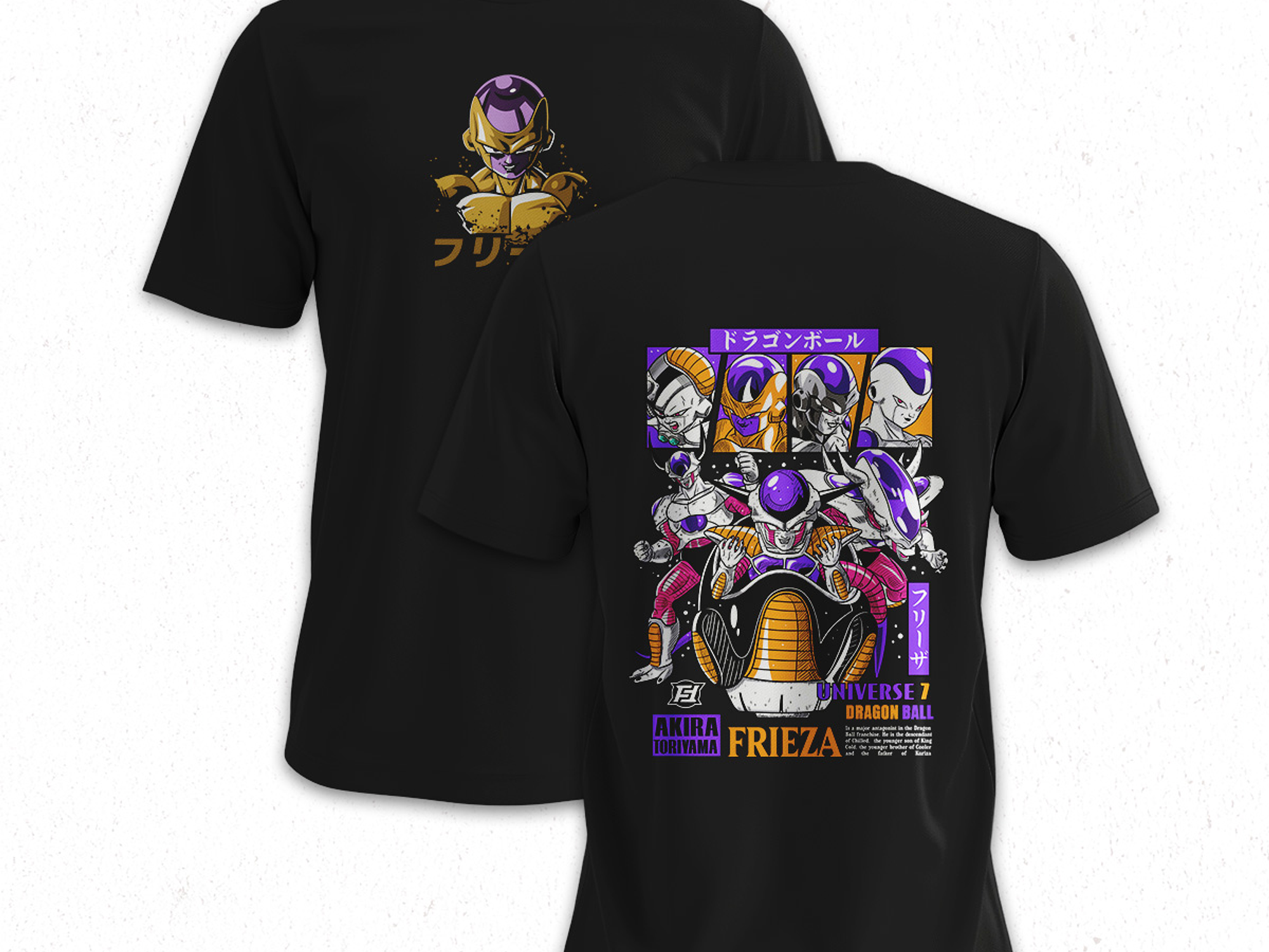 Polera Dragon Ball Frezer Fases V1 1