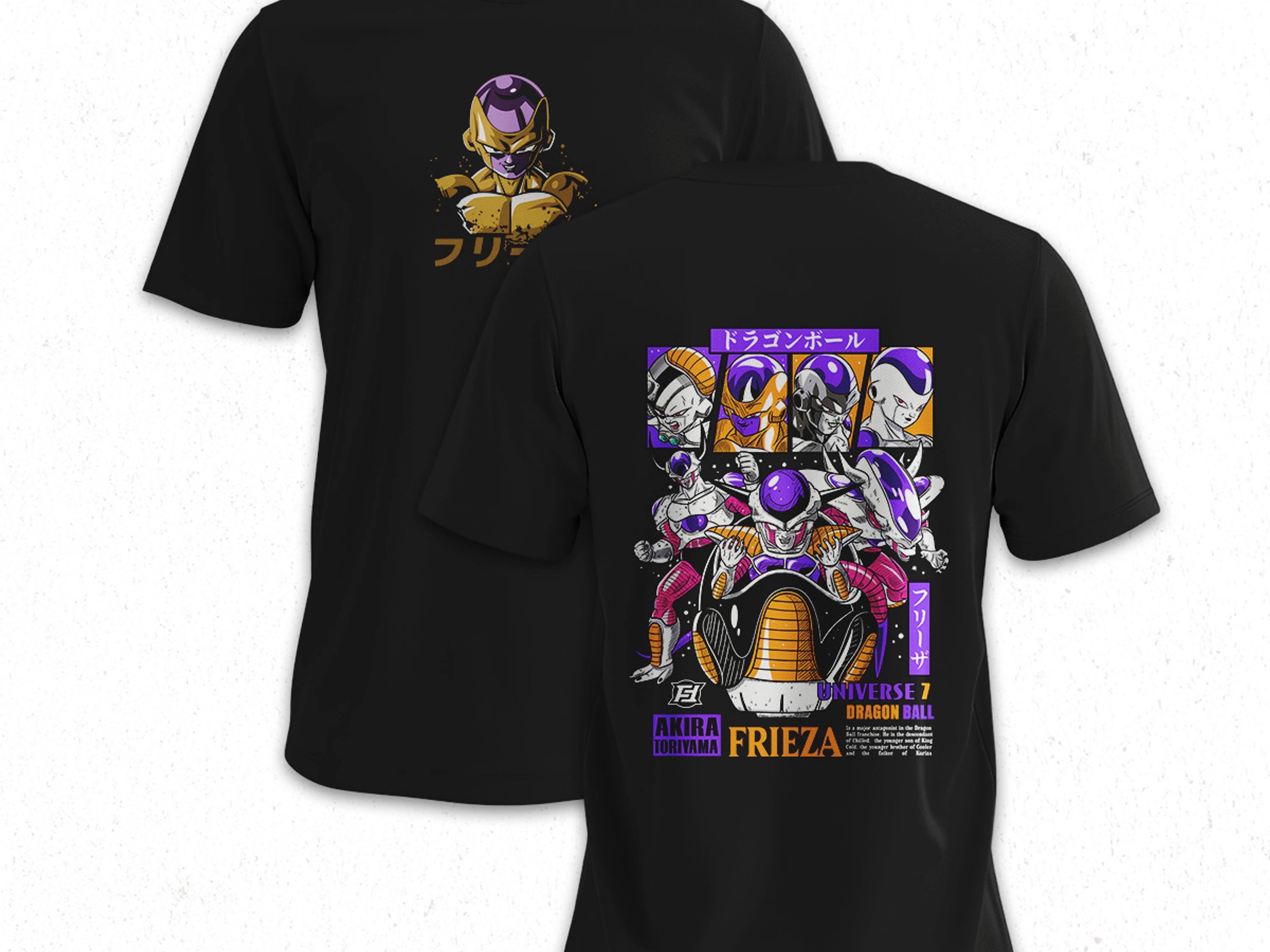 Polera Dragon Ball Frezer Fases V1 1