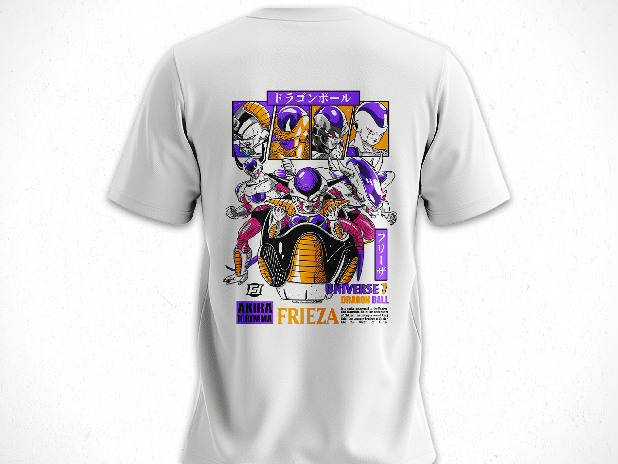 Polera Dragon Ball Frezer Fases V1 5