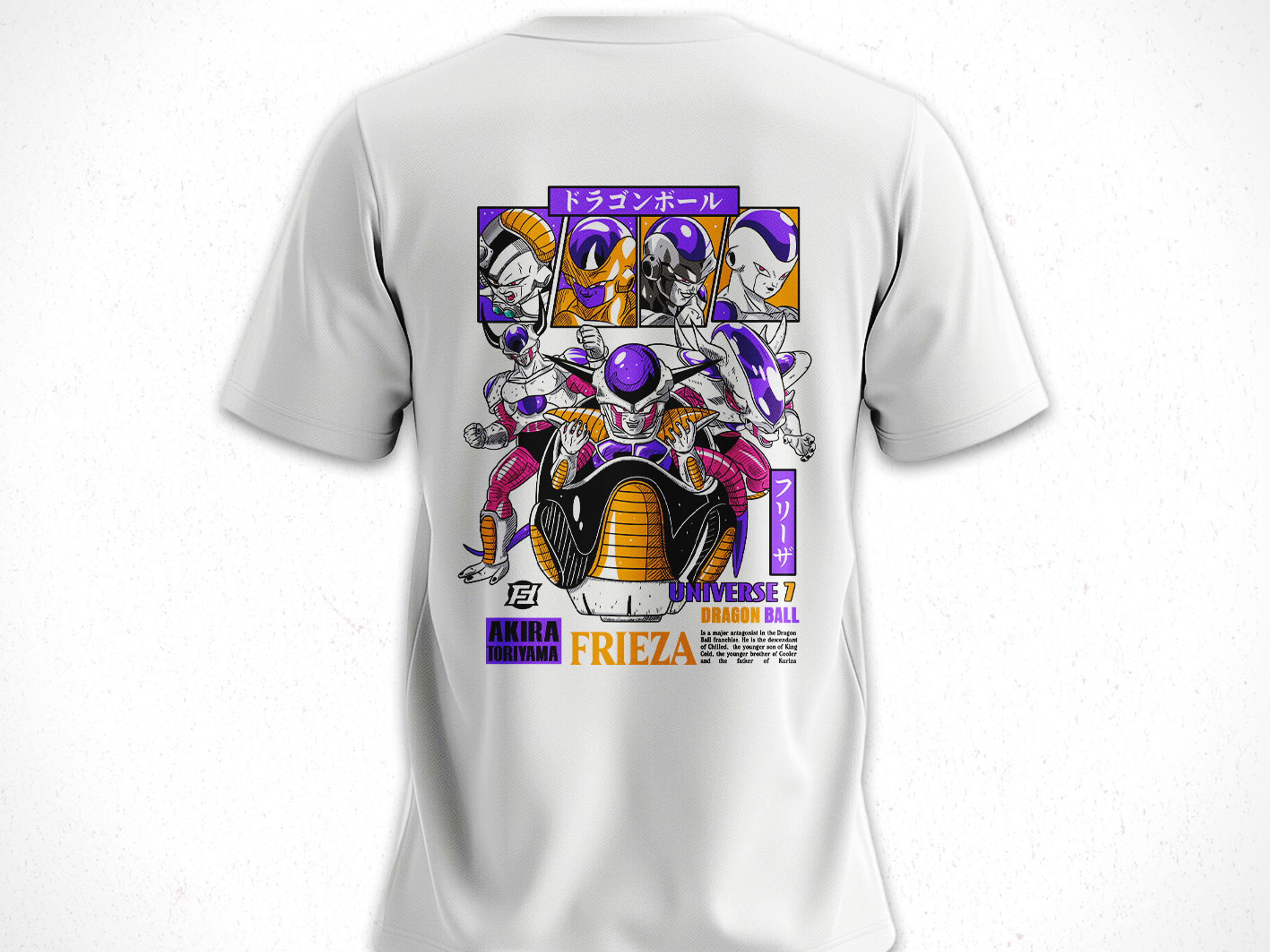 Polera Dragon Ball Frezer Fases V1 5