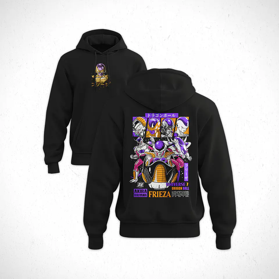 Hoodie Dragon Ball Frezer Fases V1 1