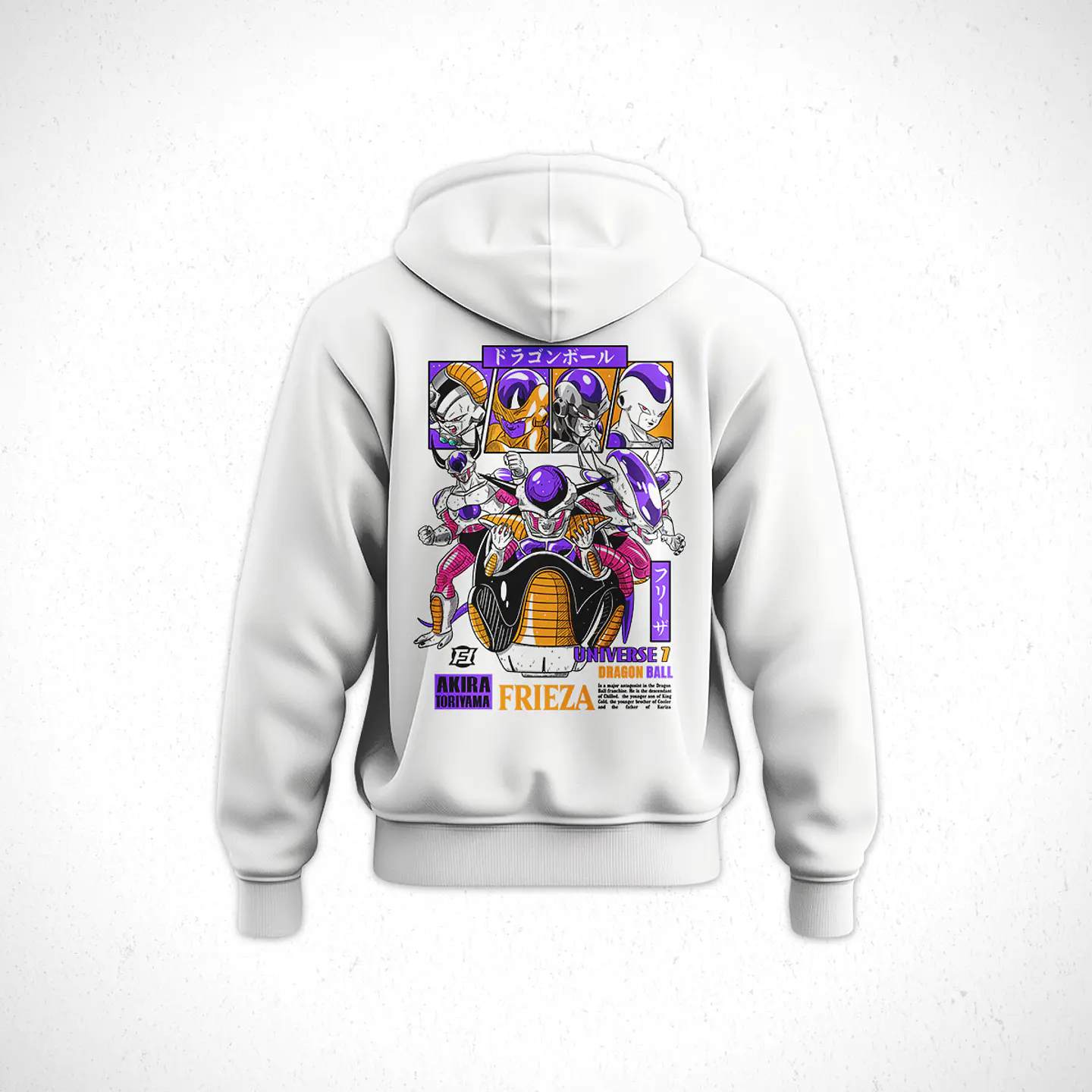 Hoodie Dragon Ball Frezer Fases V1 5