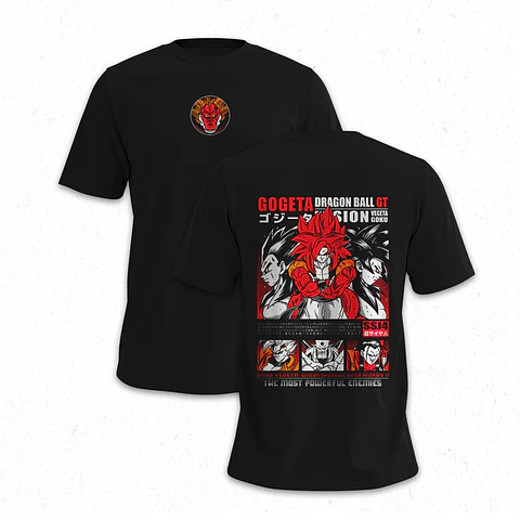 Polera Dragon Ball Gt Gogeta F4  V1