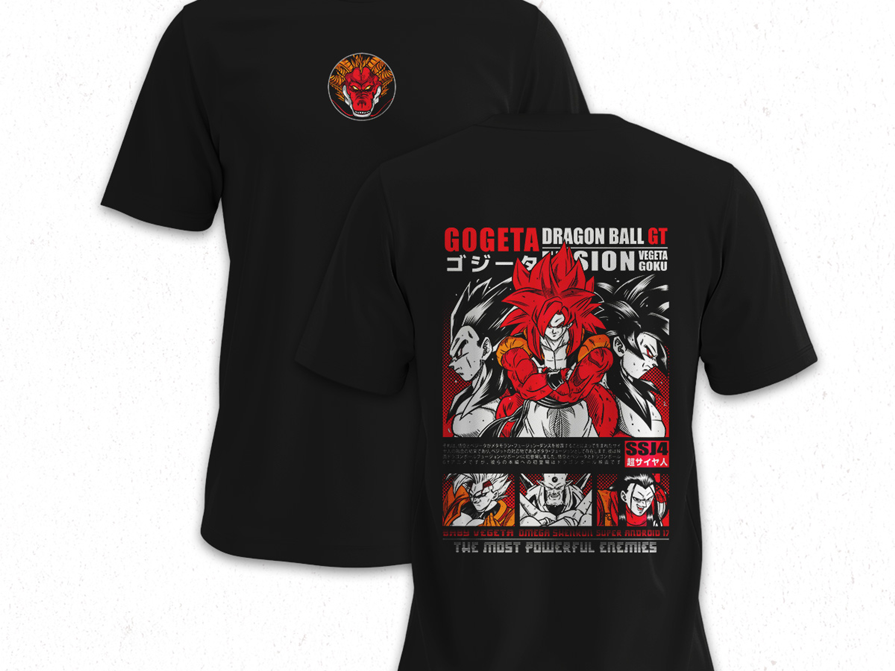 Polera Dragon Ball Gt Gogeta F4  V1 1