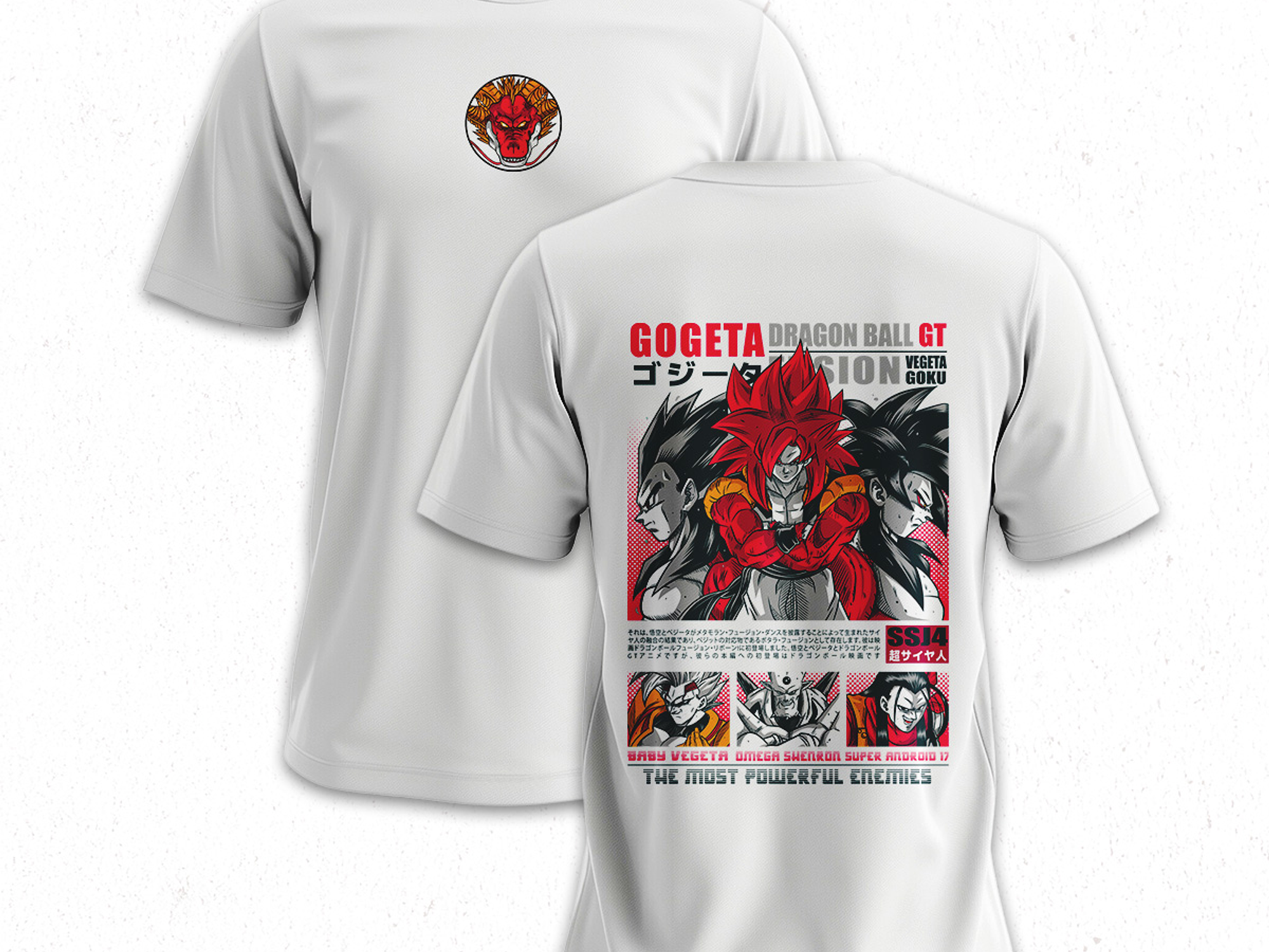 Polera Dragon Ball Gt Gogeta F4  V1 4