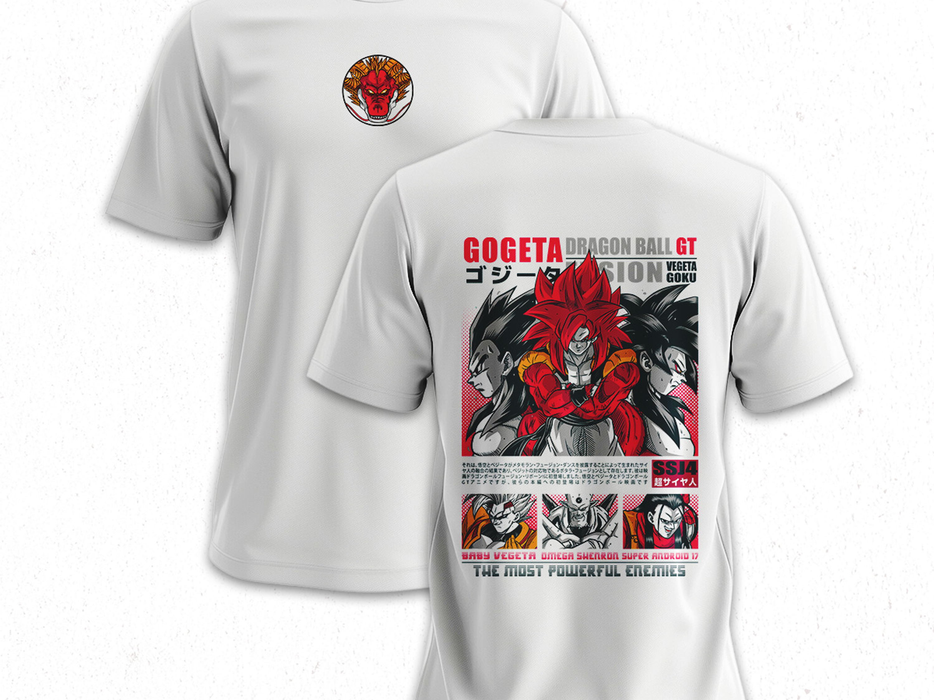 Polera Dragon Ball Gt Gogeta F4  V1 4