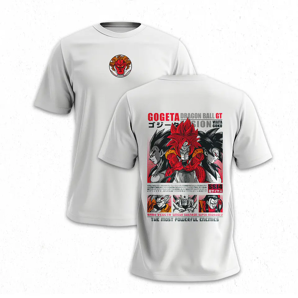 Polera Dragon Ball Gt Gogeta F4  V1 4