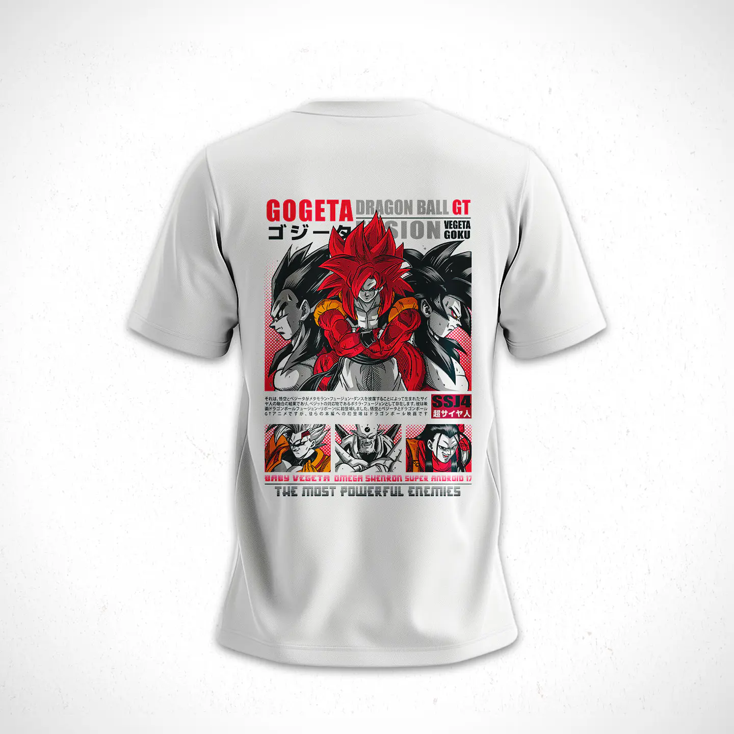 Polera Dragon Ball Gt Gogeta F4  V1 5