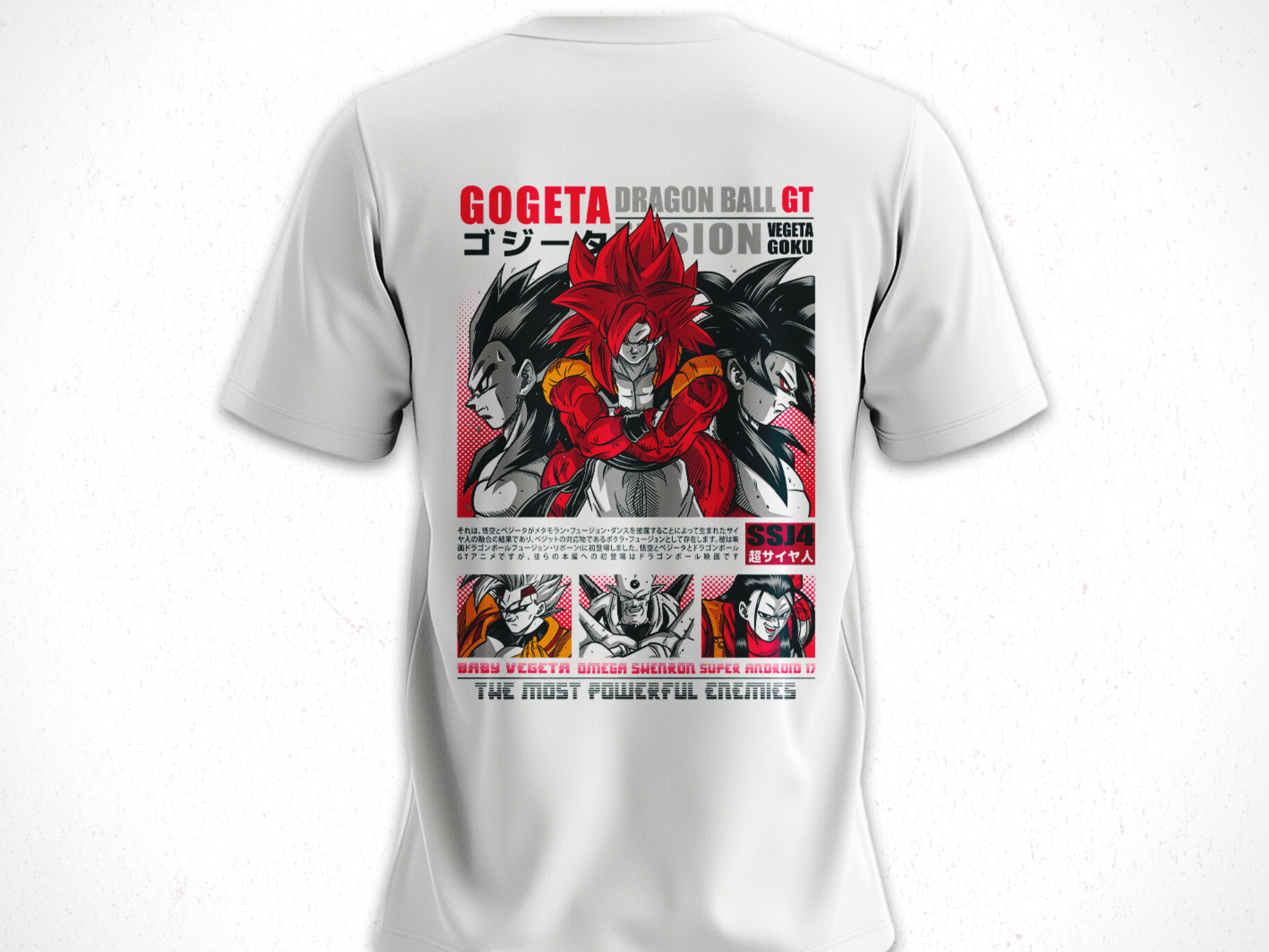 Polera Dragon Ball Gt Gogeta F4  V1 5