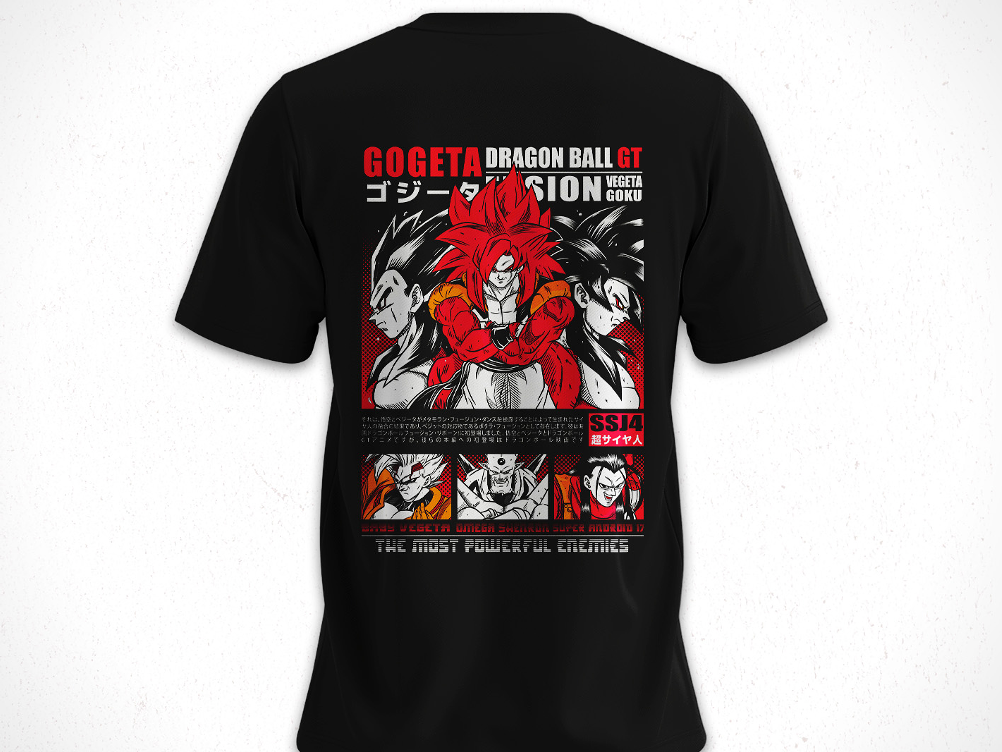 Polera Dragon Ball Gt Gogeta F4  V1 2
