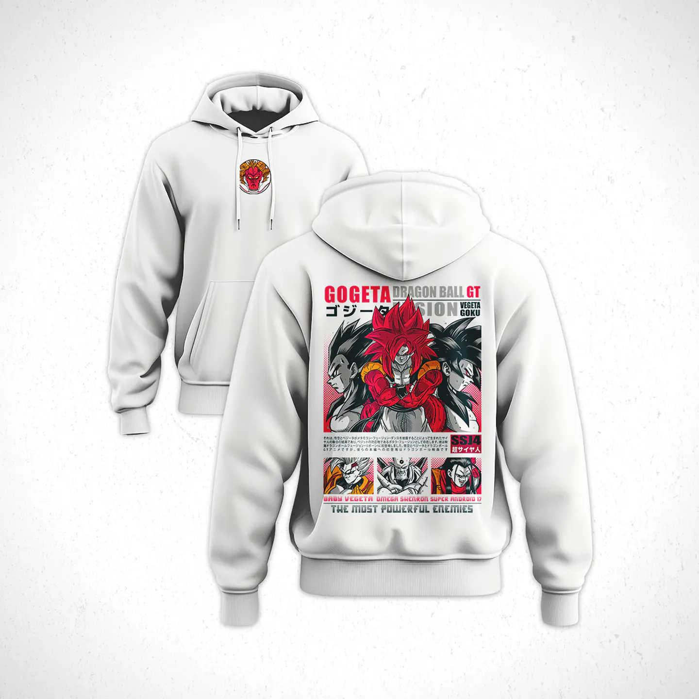 Hoodie Dragon Ball Gt Gogeta F4 V1 4