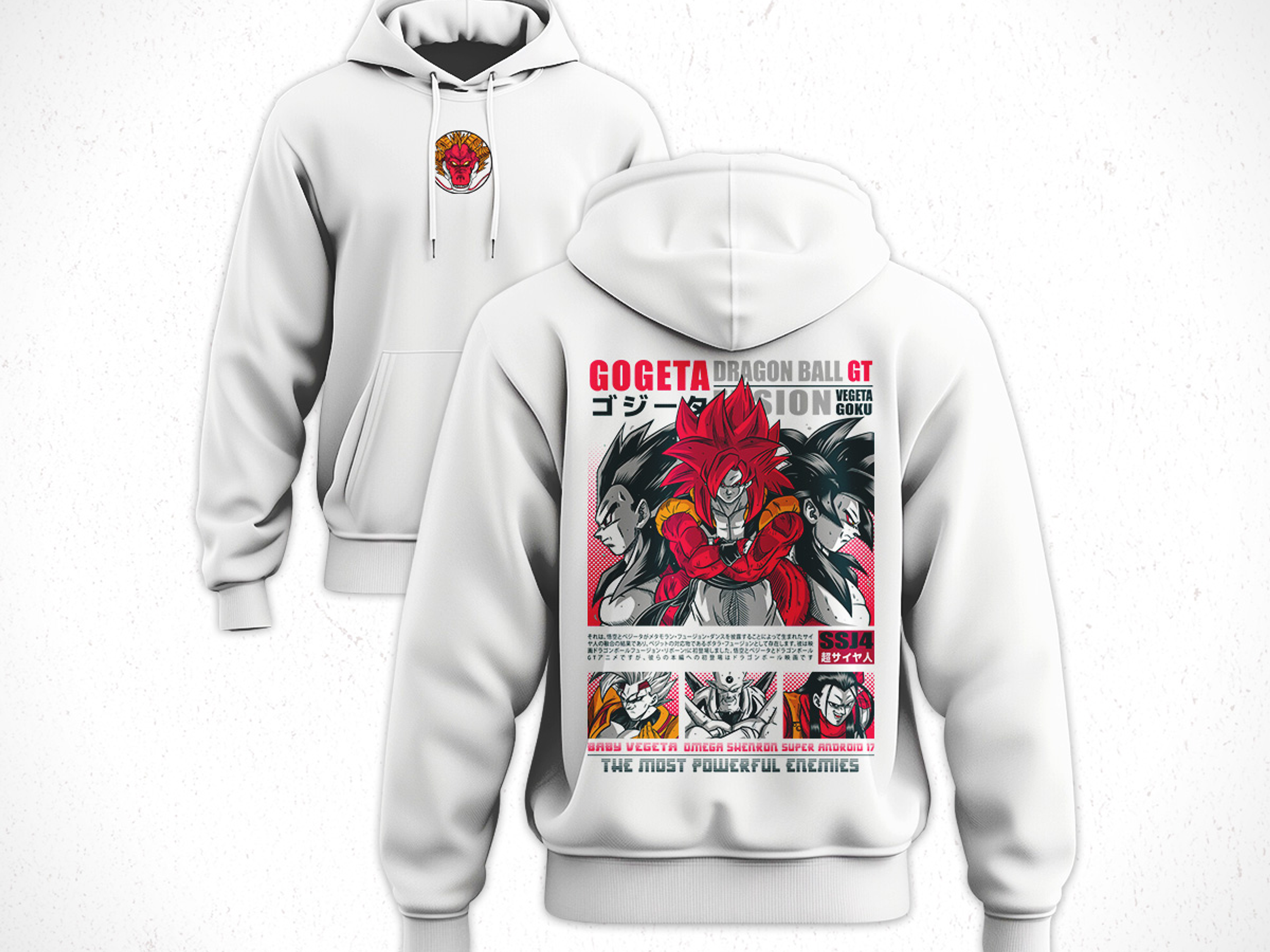 Hoodie Dragon Ball Gt Gogeta F4 V1 4