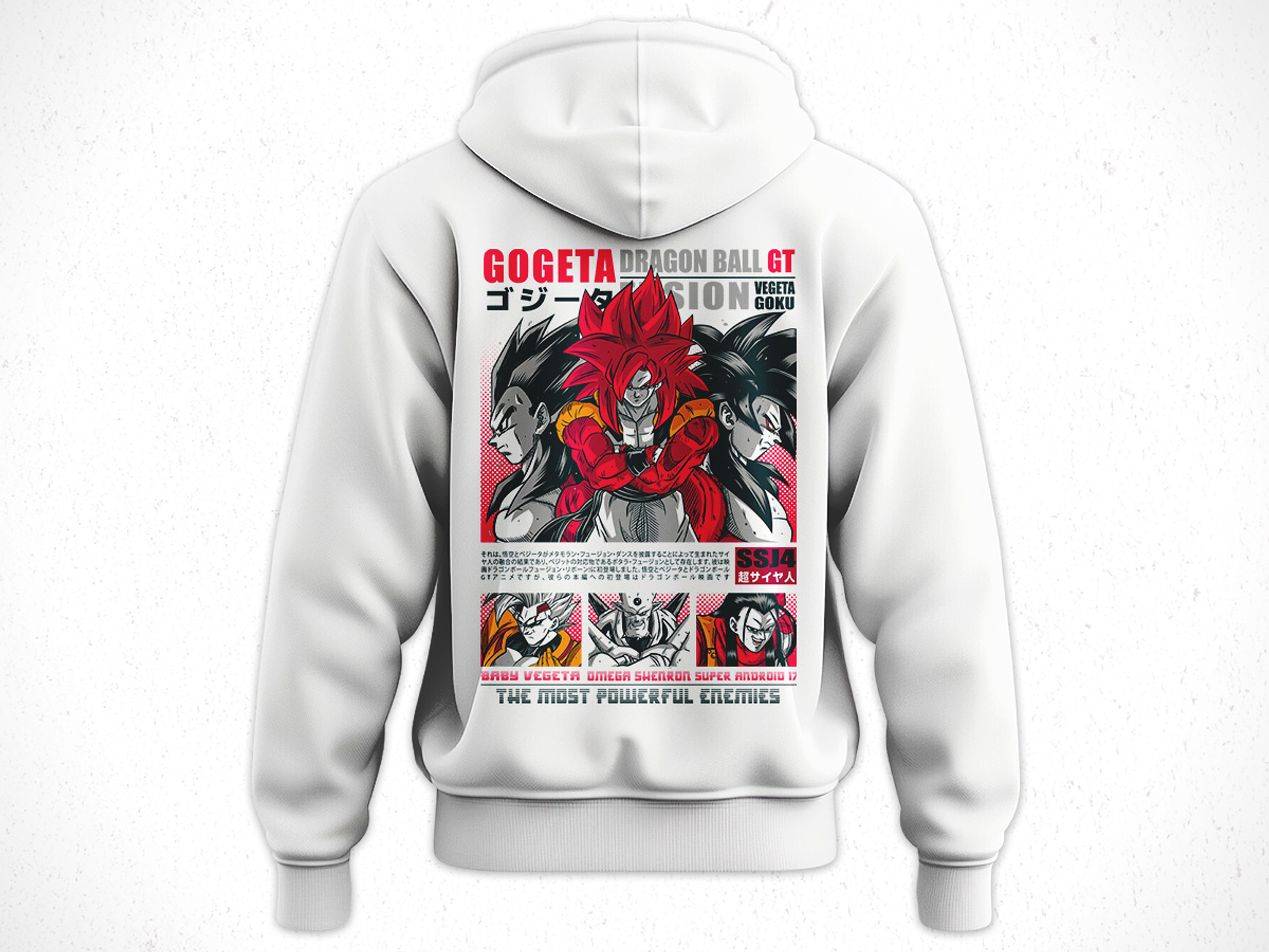 Hoodie Dragon Ball Gt Gogeta F4 V1 5