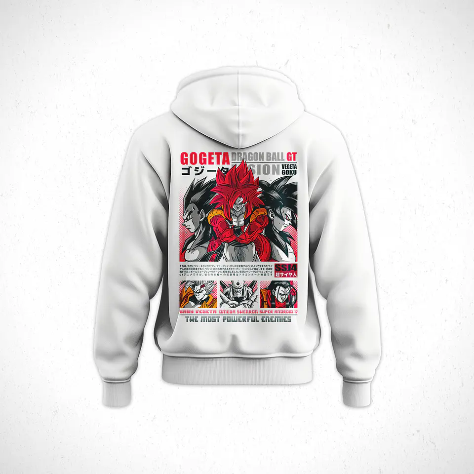Hoodie Dragon Ball Gt Gogeta F4 V1 5