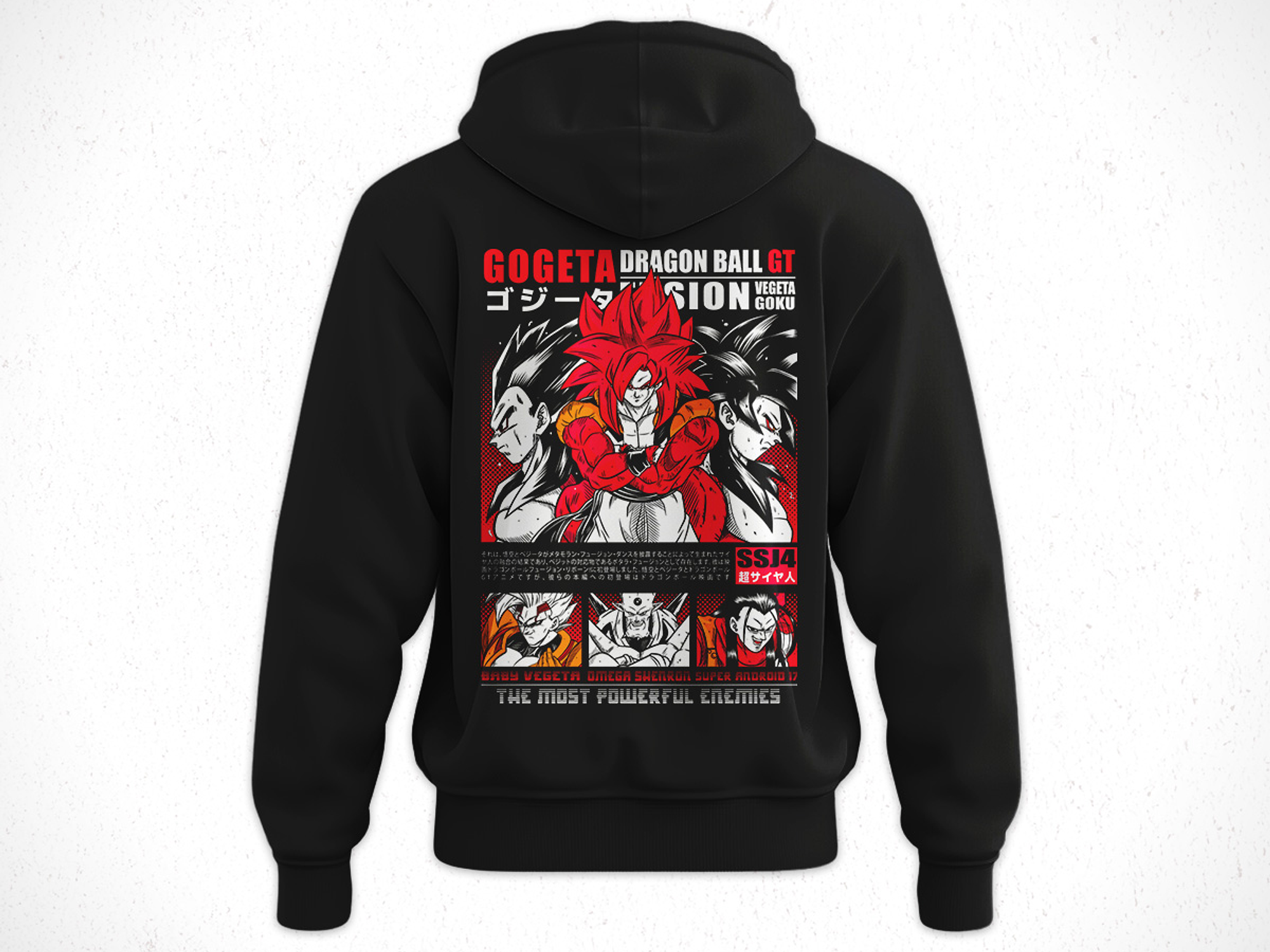 Hoodie Dragon Ball Gt Gogeta F4 V1 2