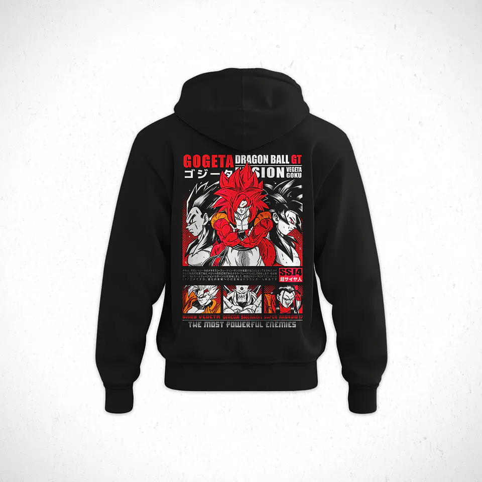 Hoodie Dragon Ball Gt Gogeta F4 V1 2