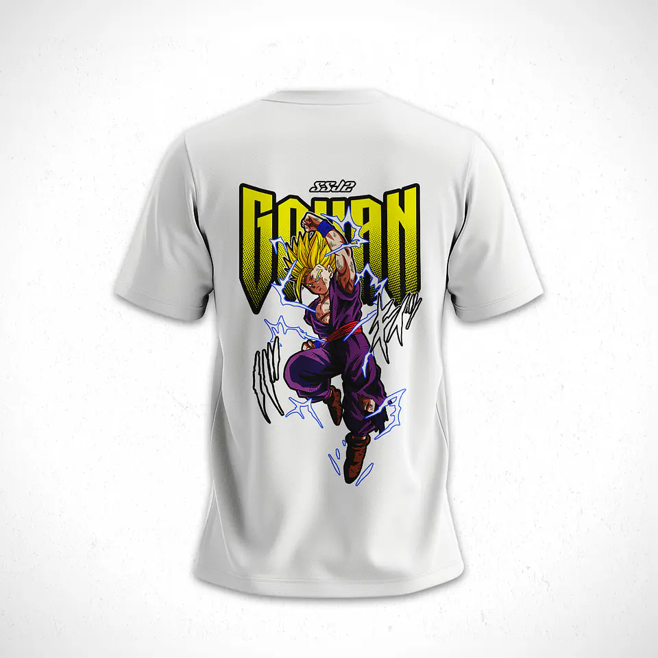 Polera Dragon Ball Z Gohan F2 V1 5