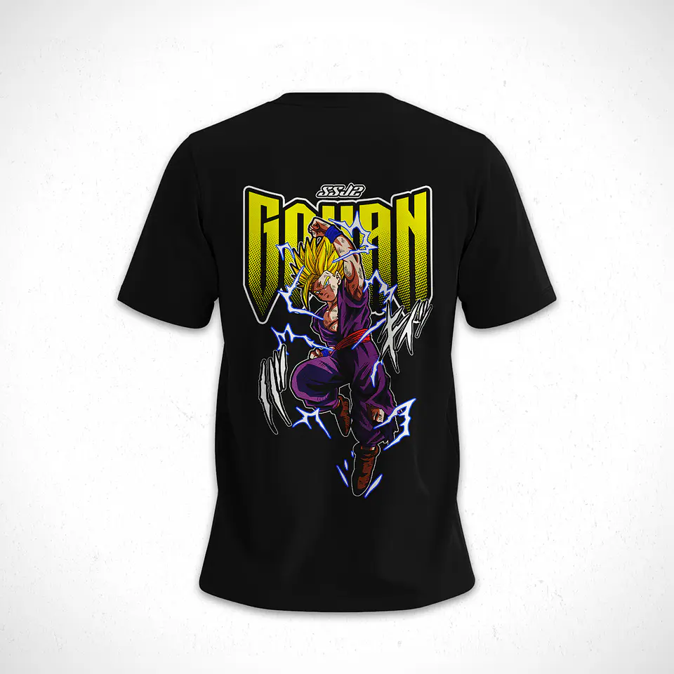 Polera Dragon Ball Z Gohan F2 V1 2