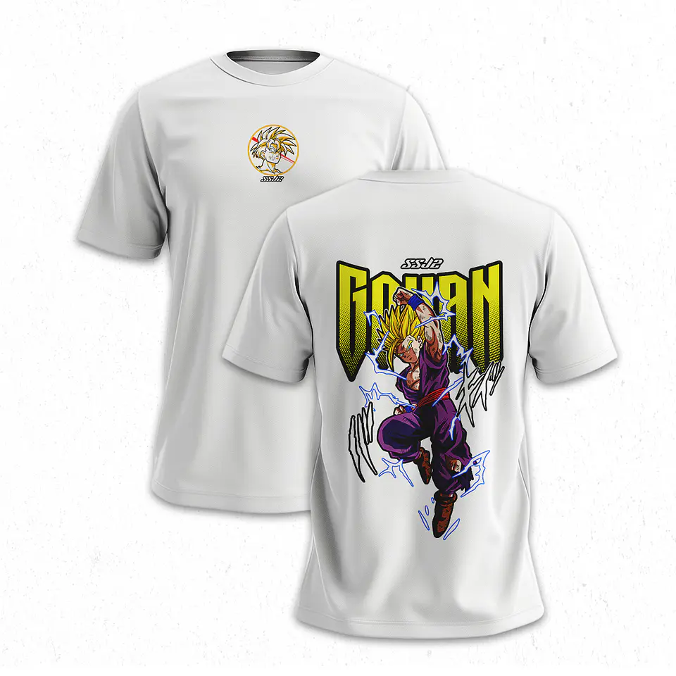 Polera Dragon Ball Z Gohan F2 V1 4