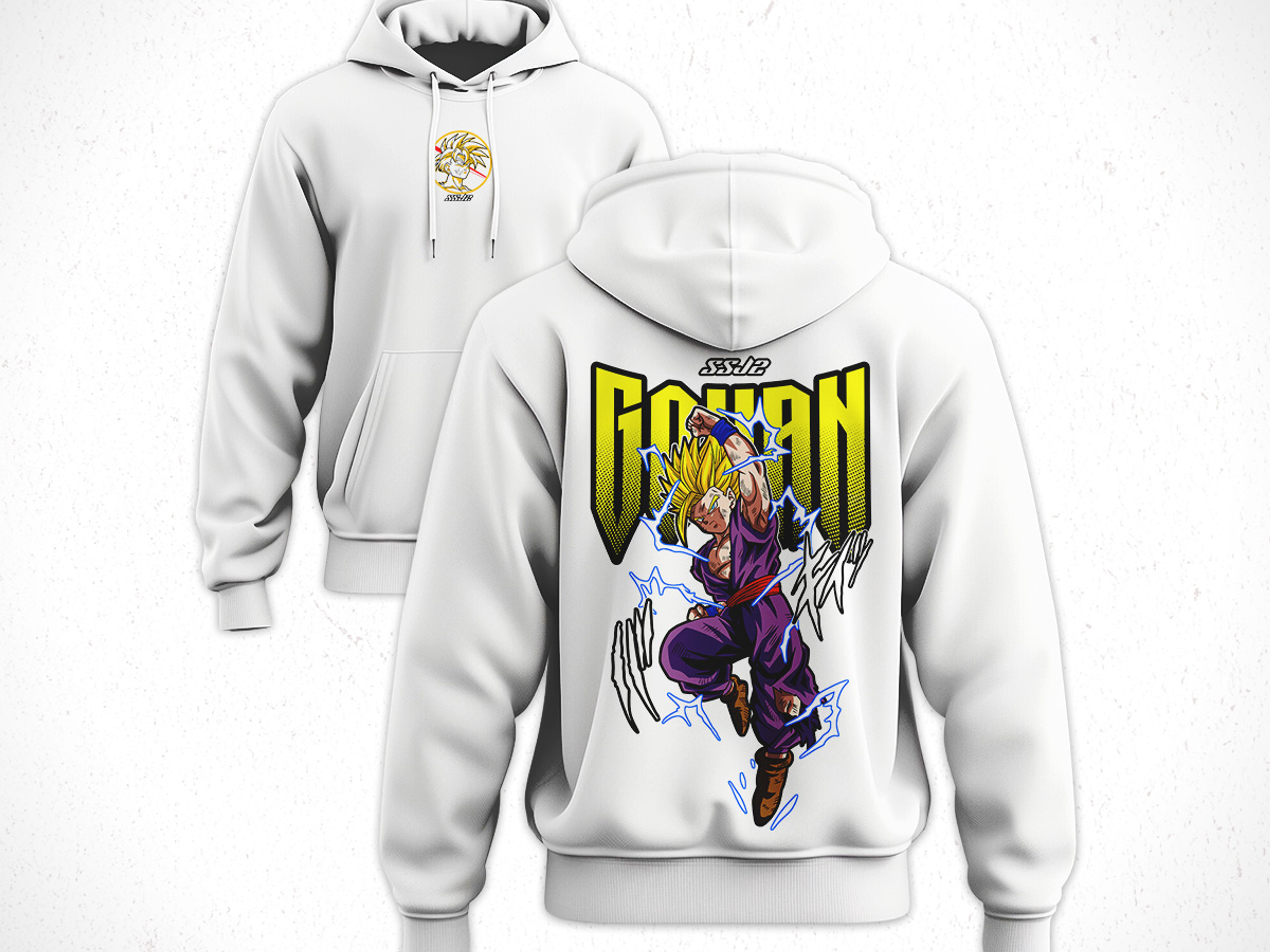 Hoodie Dragon Ball Z Gohan F2 V1 4