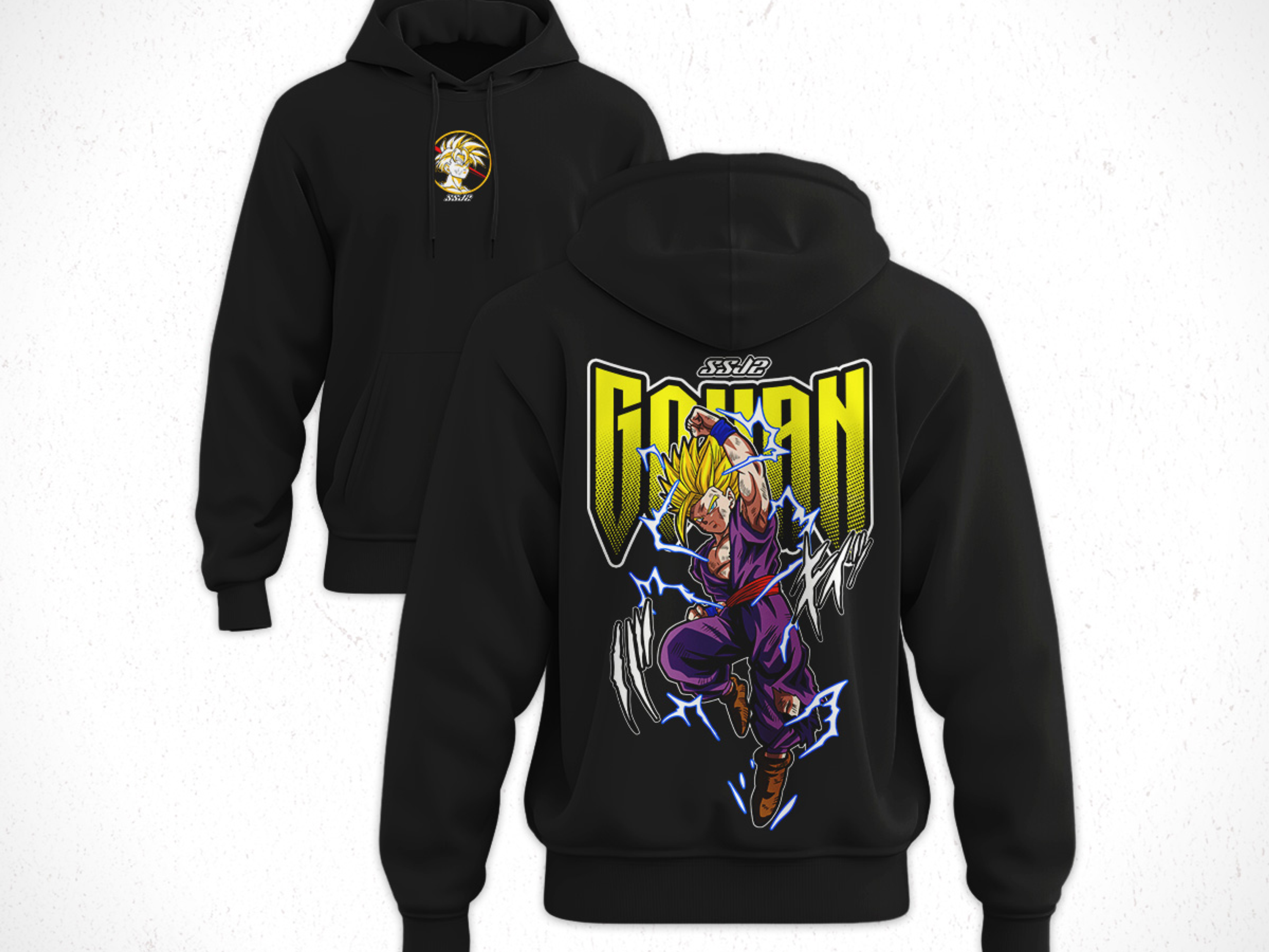 Hoodie Dragon Ball Z Gohan F2 V1 1