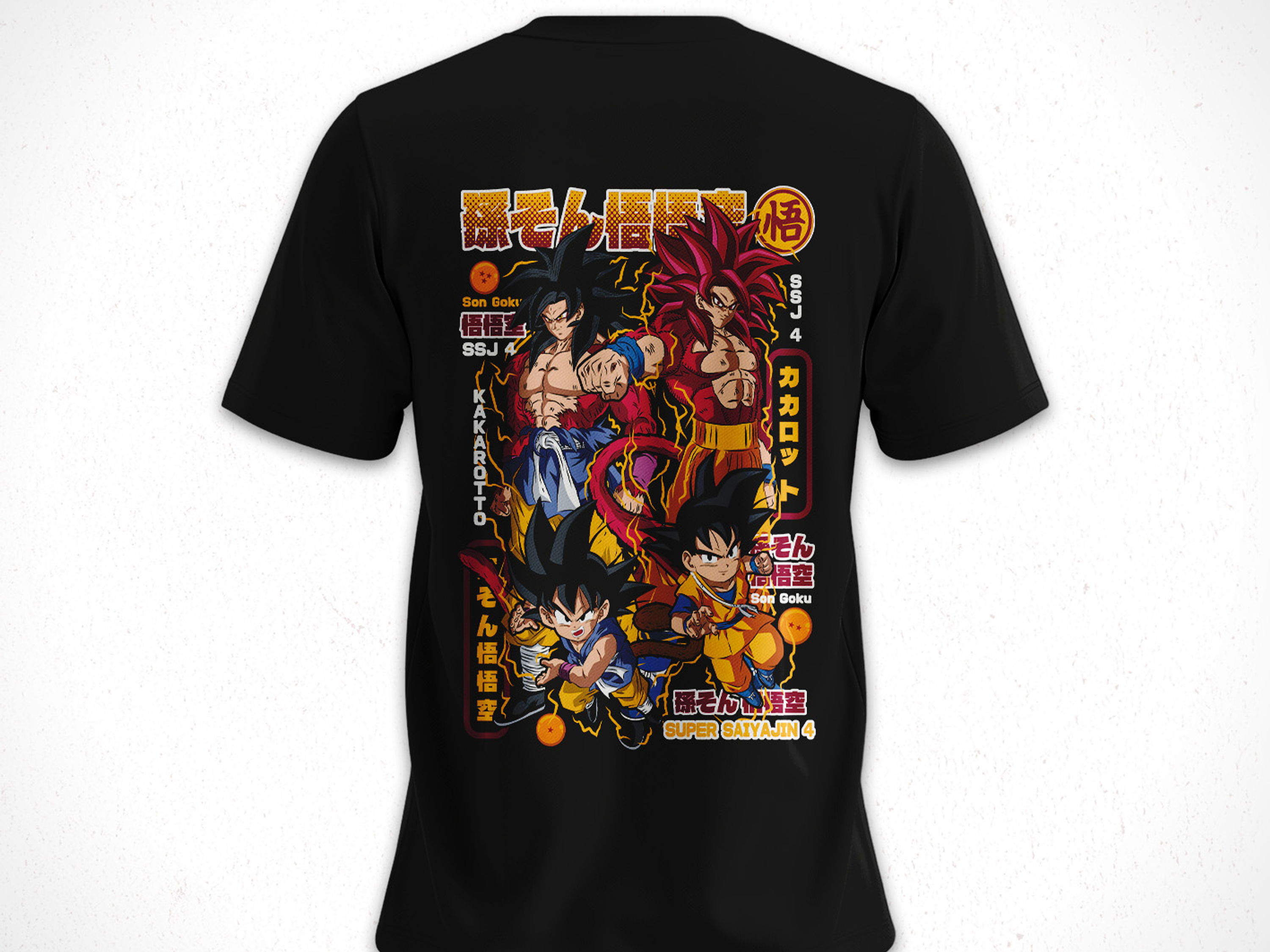 Polera Dragon Ball Goku F4 V1 2
